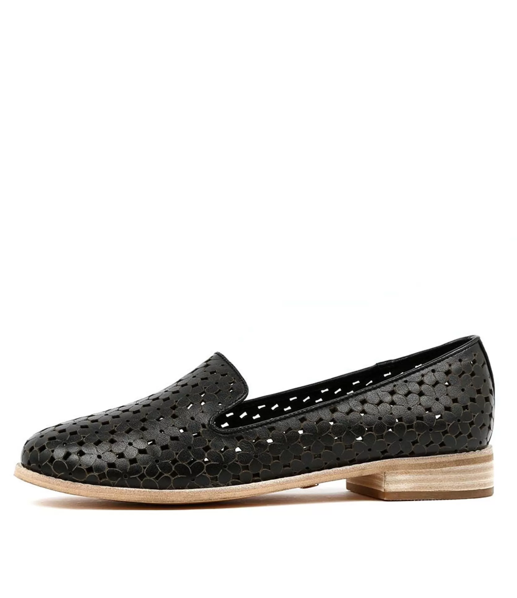 Store Analise Black Leather Women Loafers