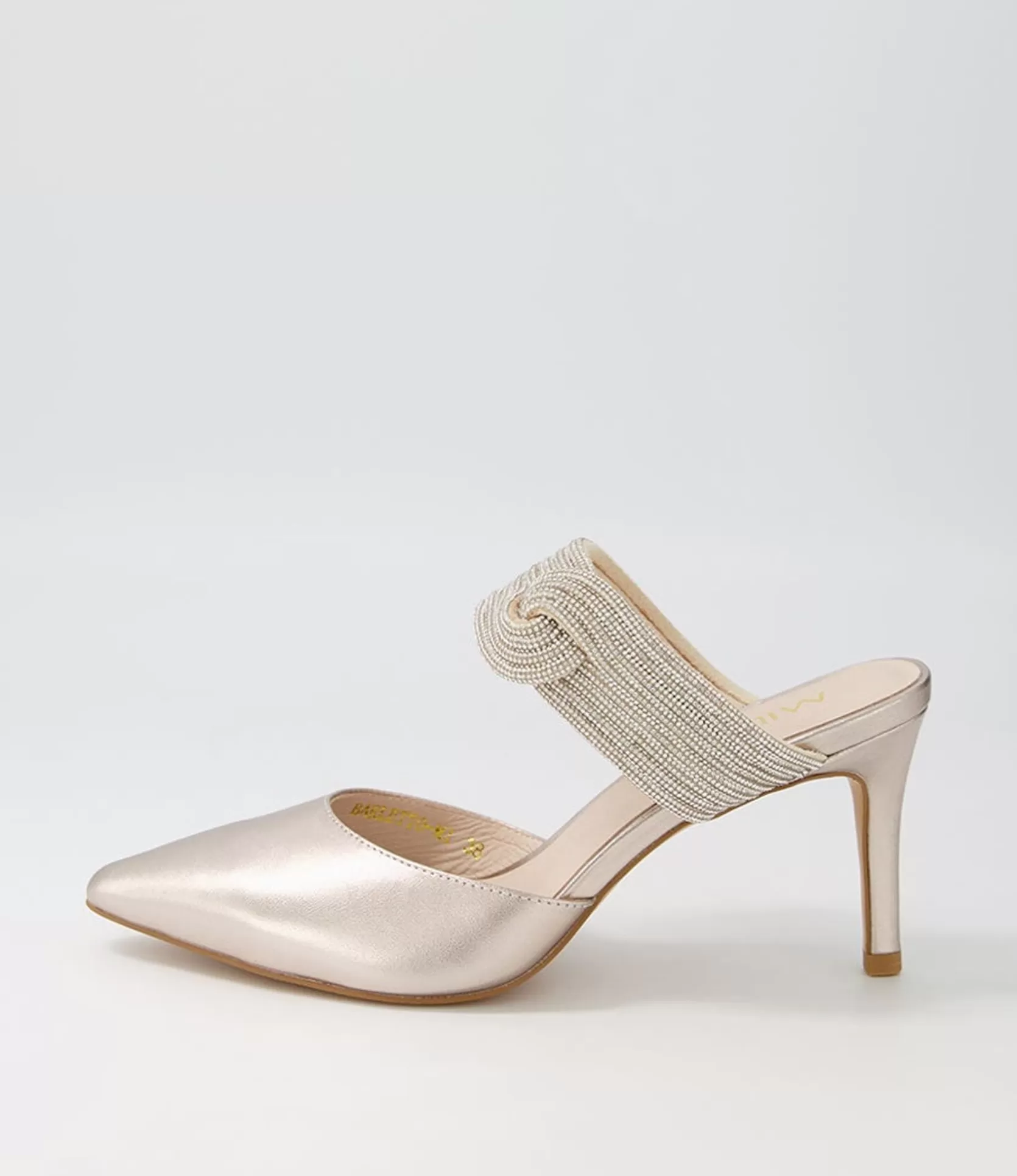 Shop Barletto Platino Leather Jewels Pump Heels Women Heels