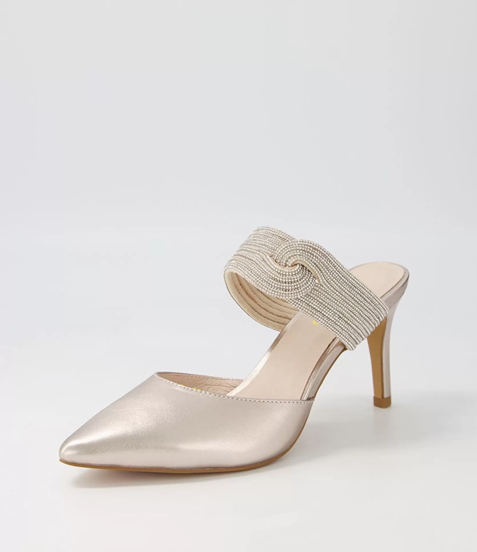 Shop Barletto Platino Leather Jewels Pump Heels Women Heels