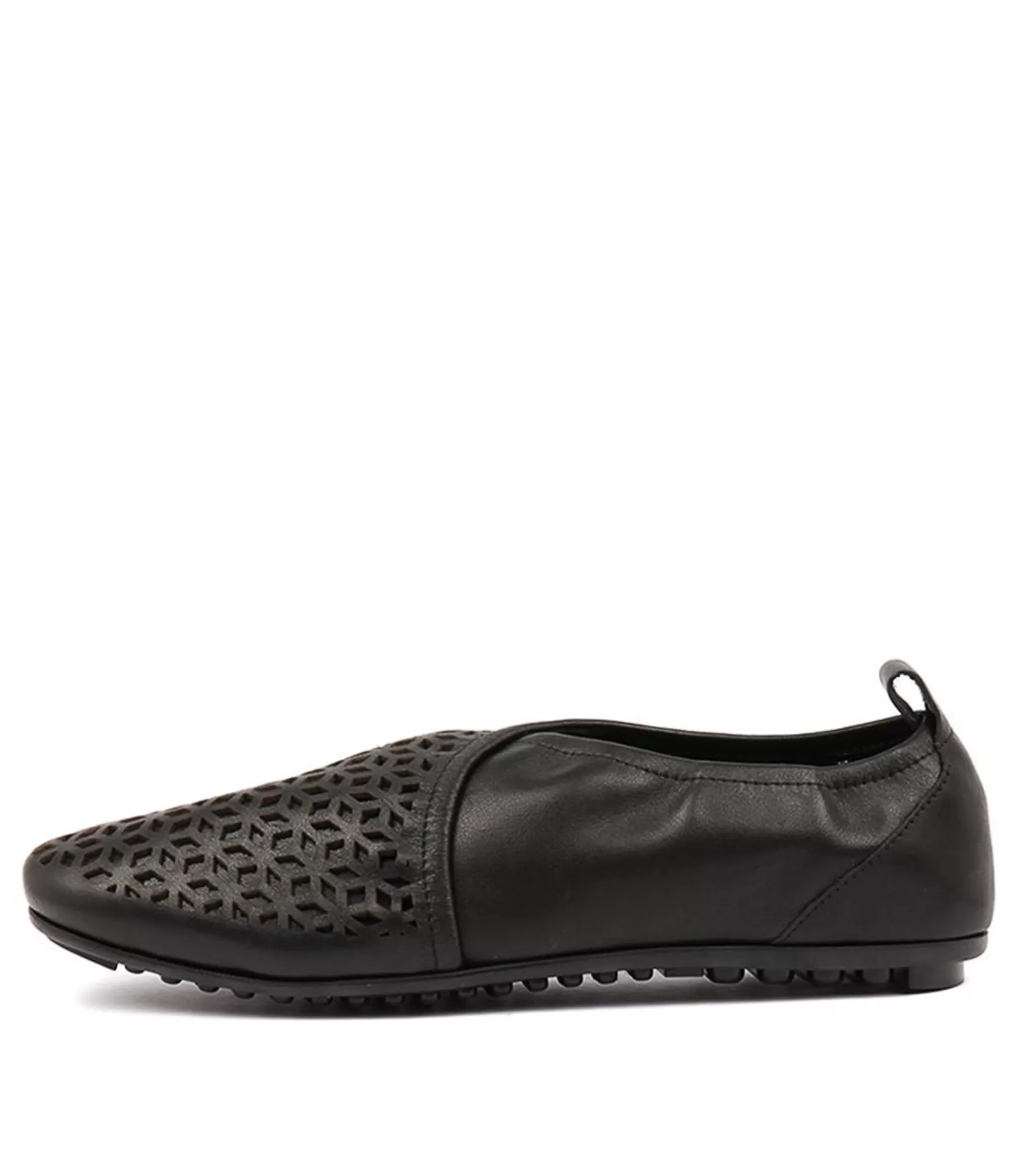 Clearance Barrie Black Leather Women Flats