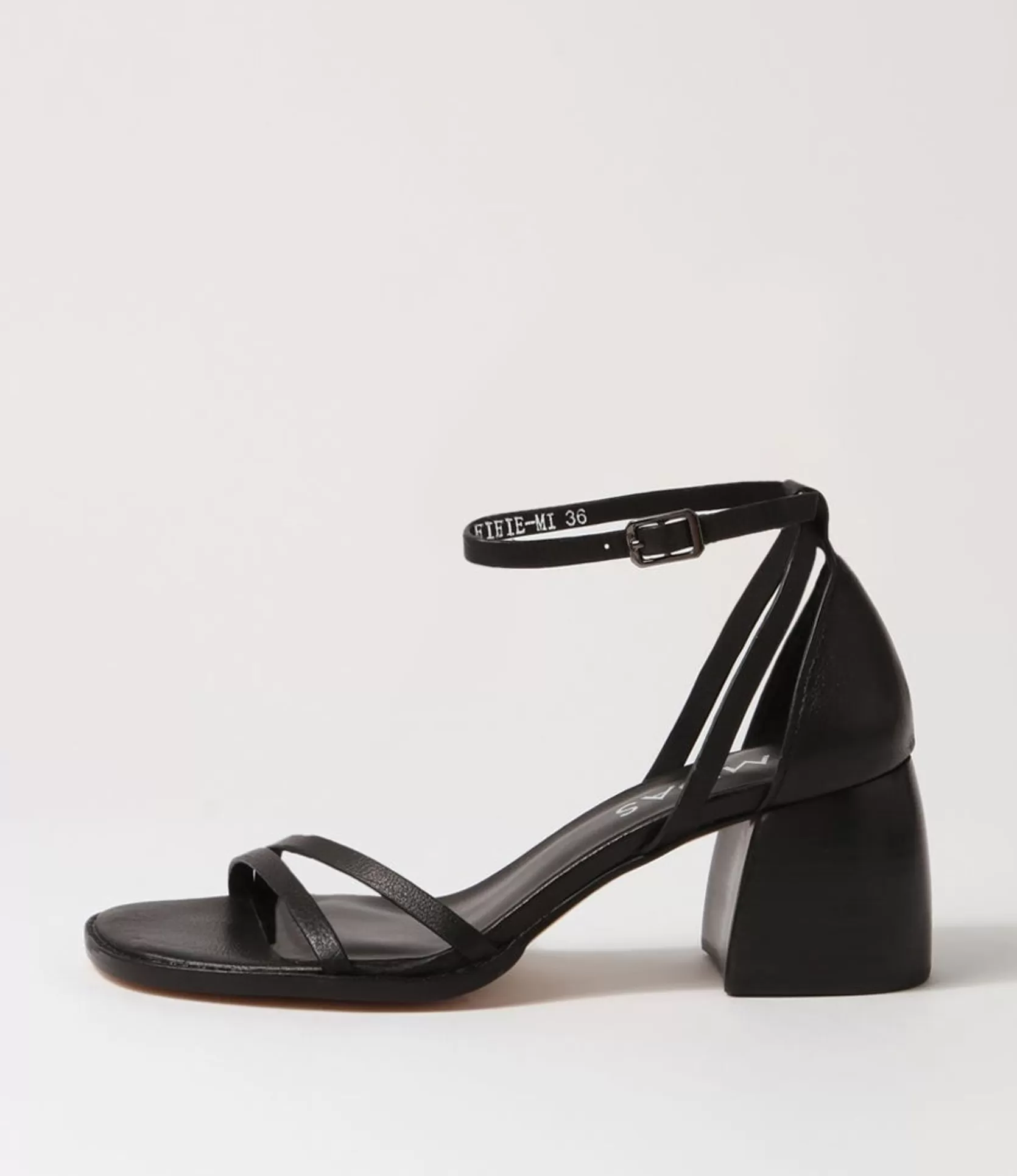 Shop Bestie Black Leather Sandals Women Heels