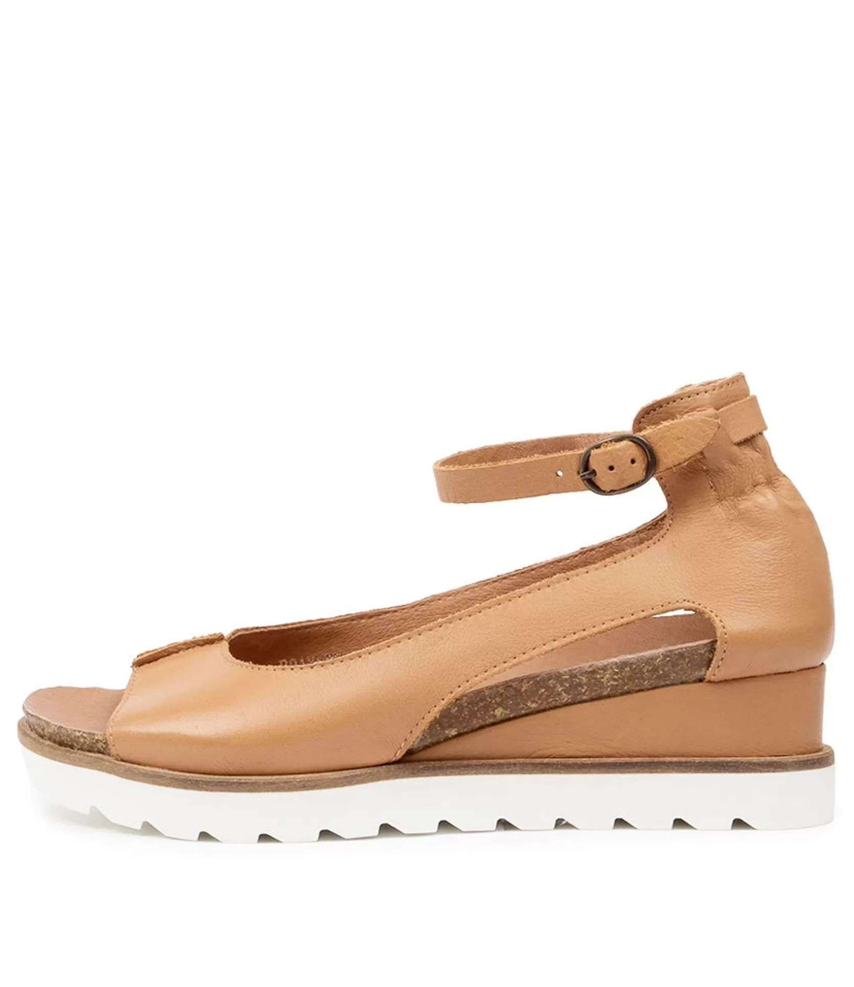 Hot Brayner Dk Tan Leather Women Sandals