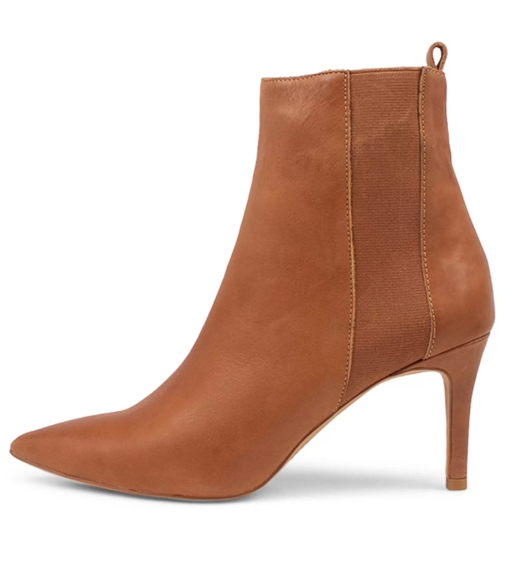 Store Briann Tan Leather Ankle Boots Women Ankle Boots