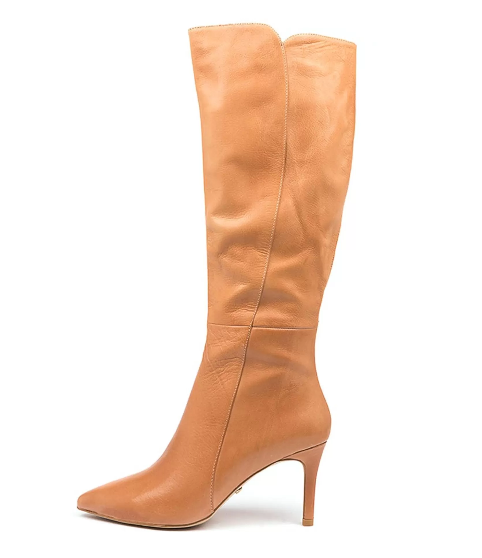 Cheap Bueno Dk Tan Leather Women Boots