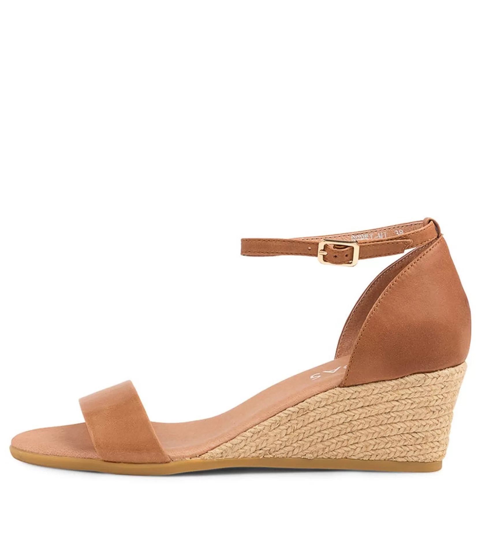 Flash Sale Burki Tan Leather Women Wedges