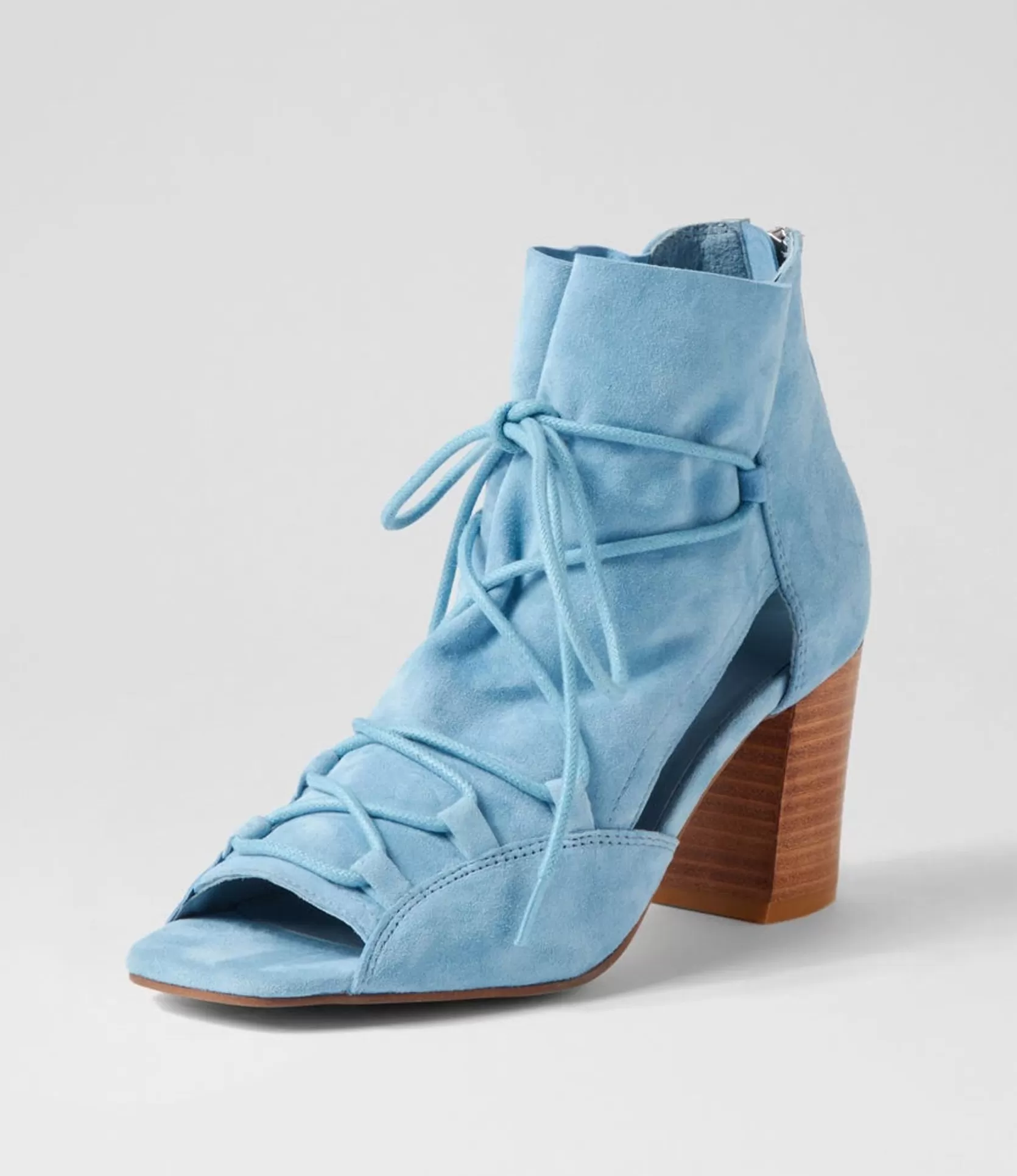 Store Capell Denim Suede Sandals Women Heels