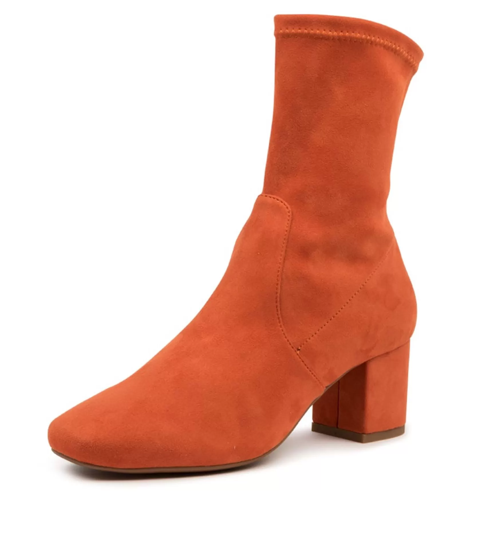 Sale Carrie Burnt Orange Women Ankle Boots