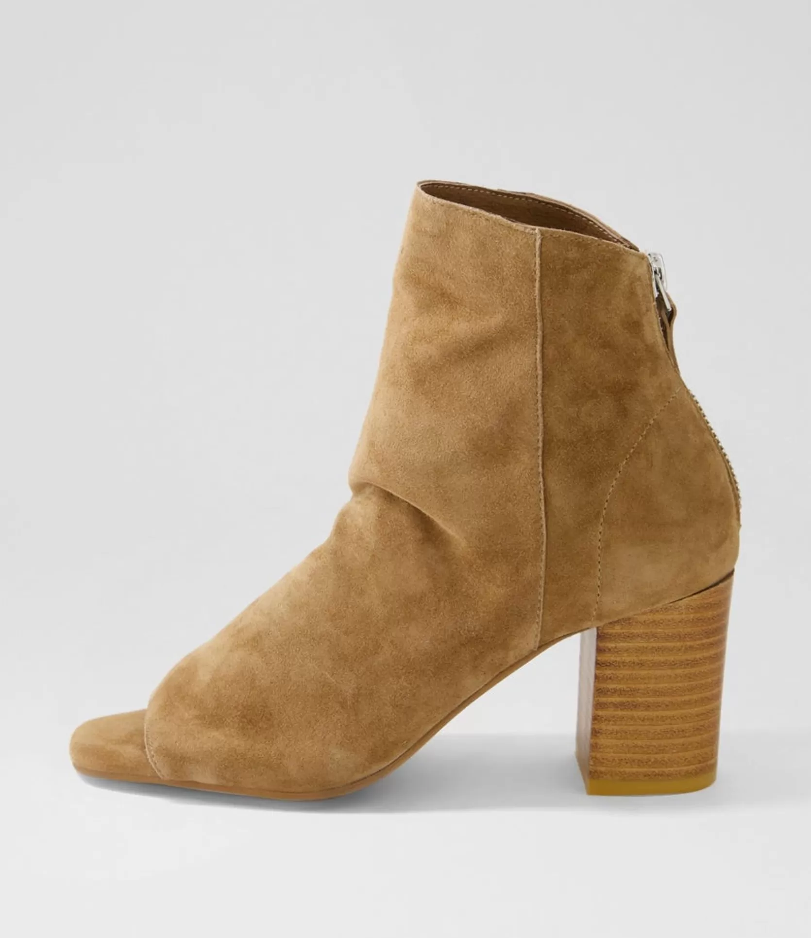 Store Cilyin Lt Choc Suede Sandals Women Heels