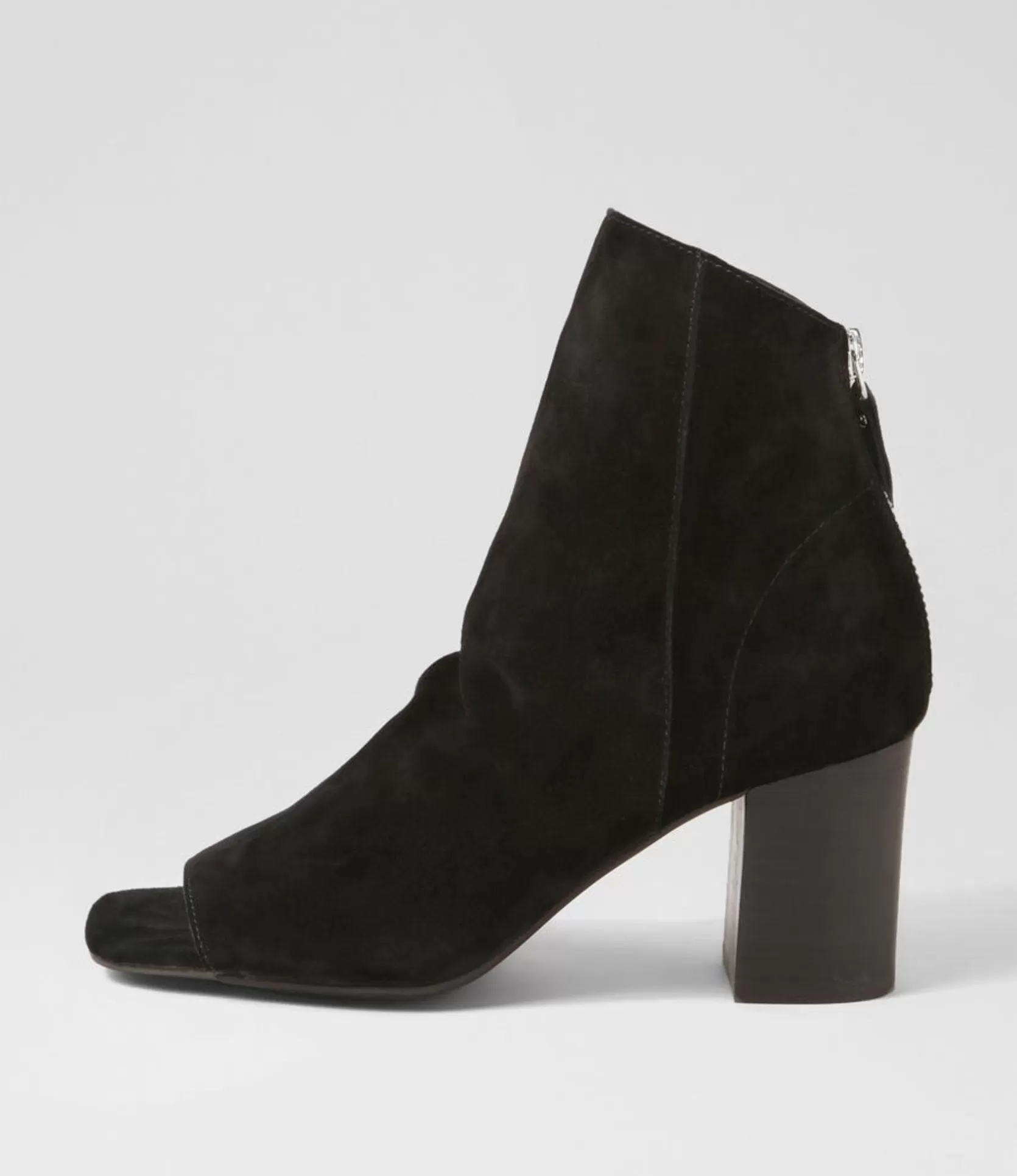 Sale Clint Black Suede Sandals Women Heels