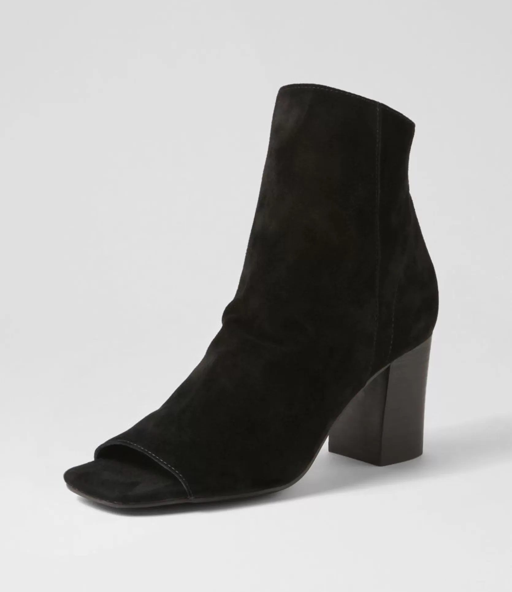 Sale Clint Black Suede Sandals Women Heels