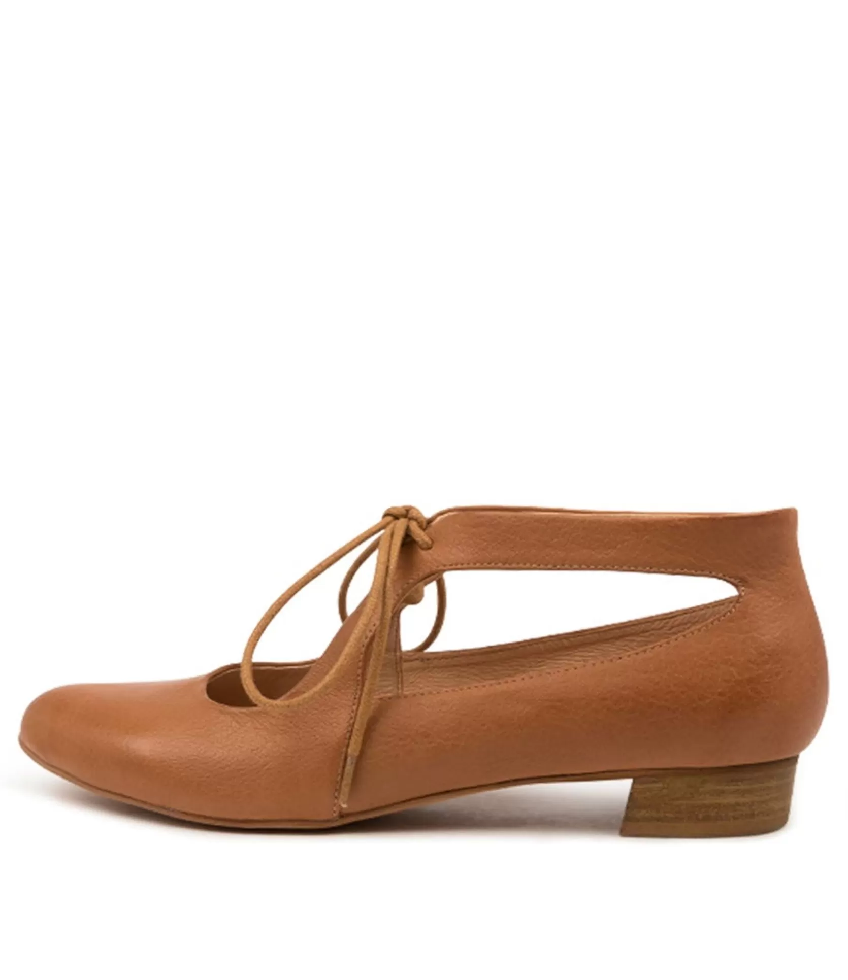 Best Earing Dk Tan Leather Women Flats
