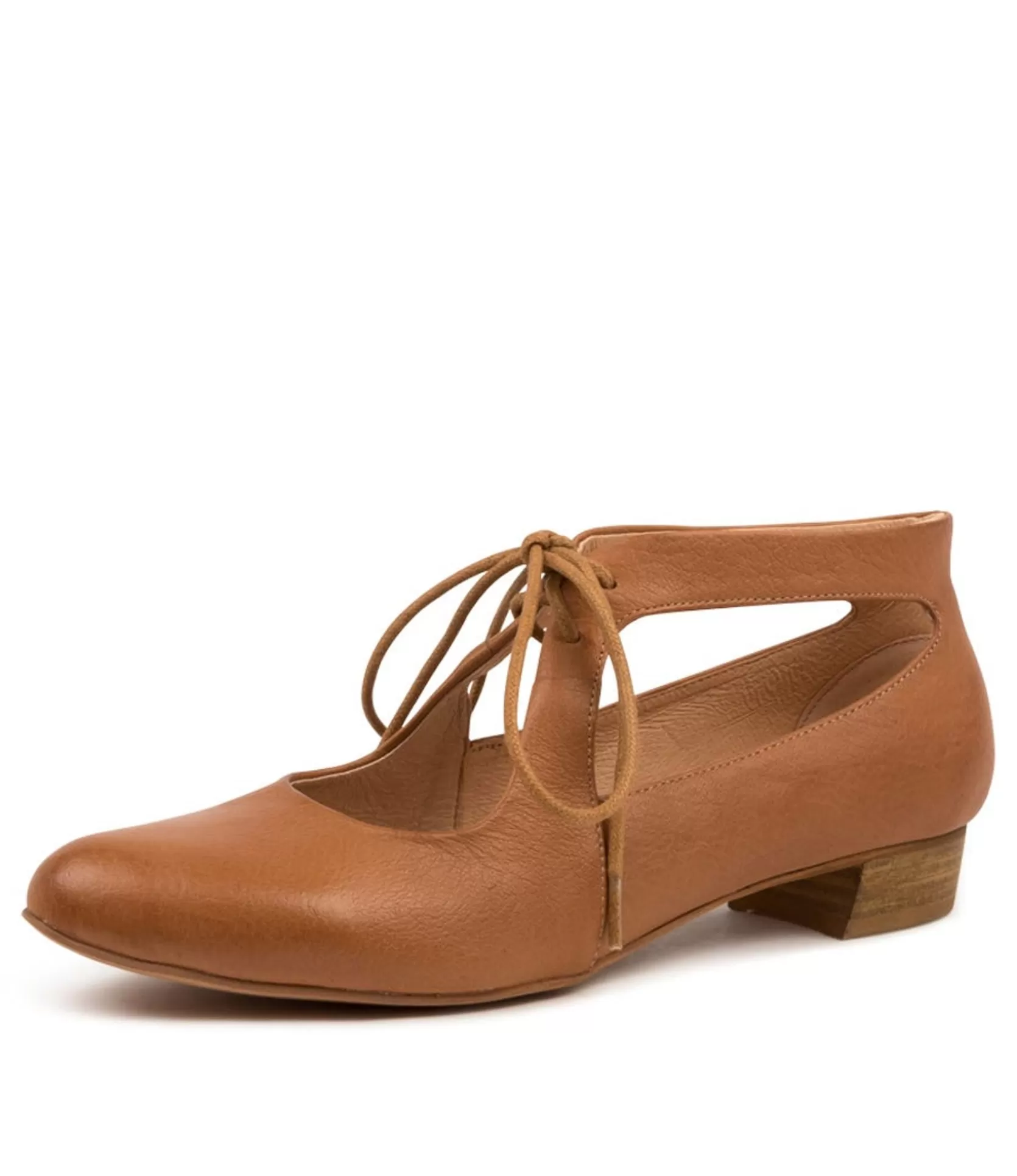 Best Earing Dk Tan Leather Women Flats