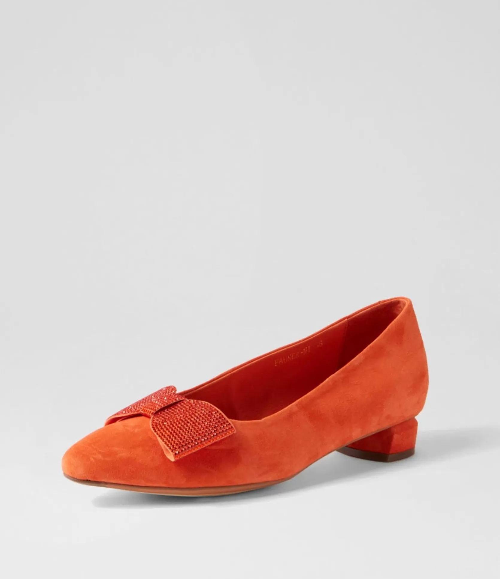 Best Sale Fauner Light Orange Suede Flat Shoes Women Flats