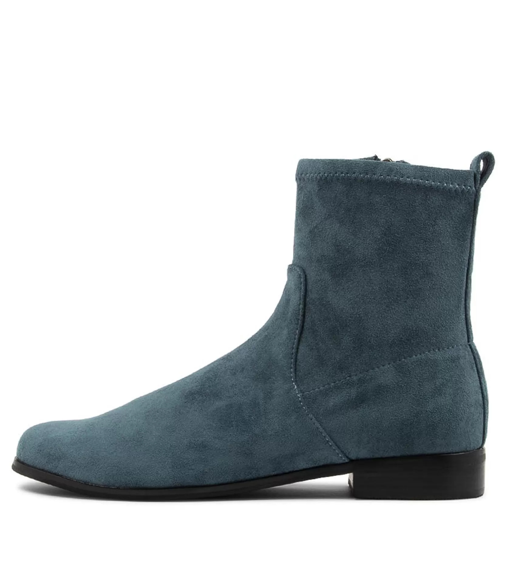 Best Fillis Dk Denim Stretch Microsuede Ankle Boots Women Ankle Boots