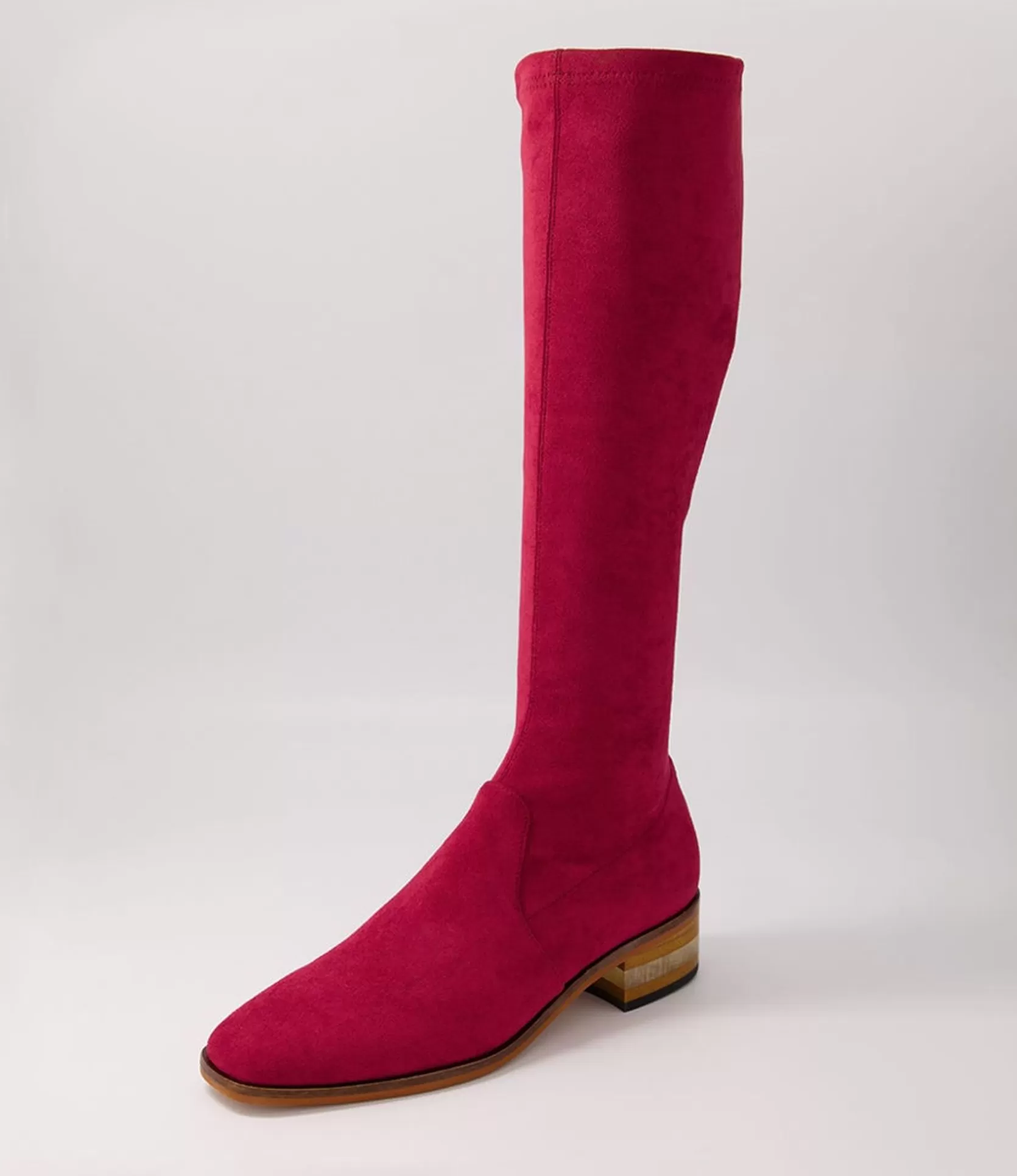 Cheap Flowe Pinot Stretch Microsuede Long Boots Women Boots