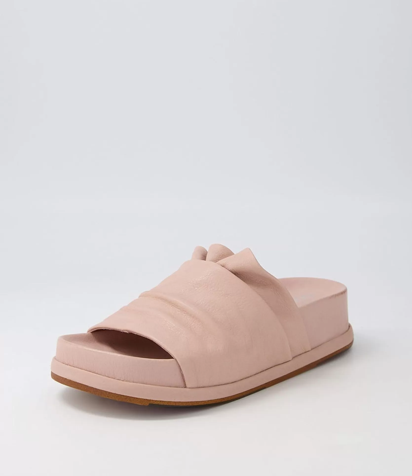 Cheap Gabler Cafe Leather Slides Women Sandals