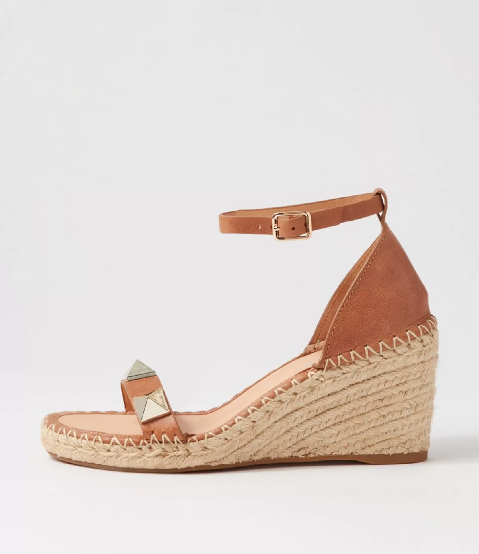 Clearance Gillies Tan Leather Wedges Women Wedges