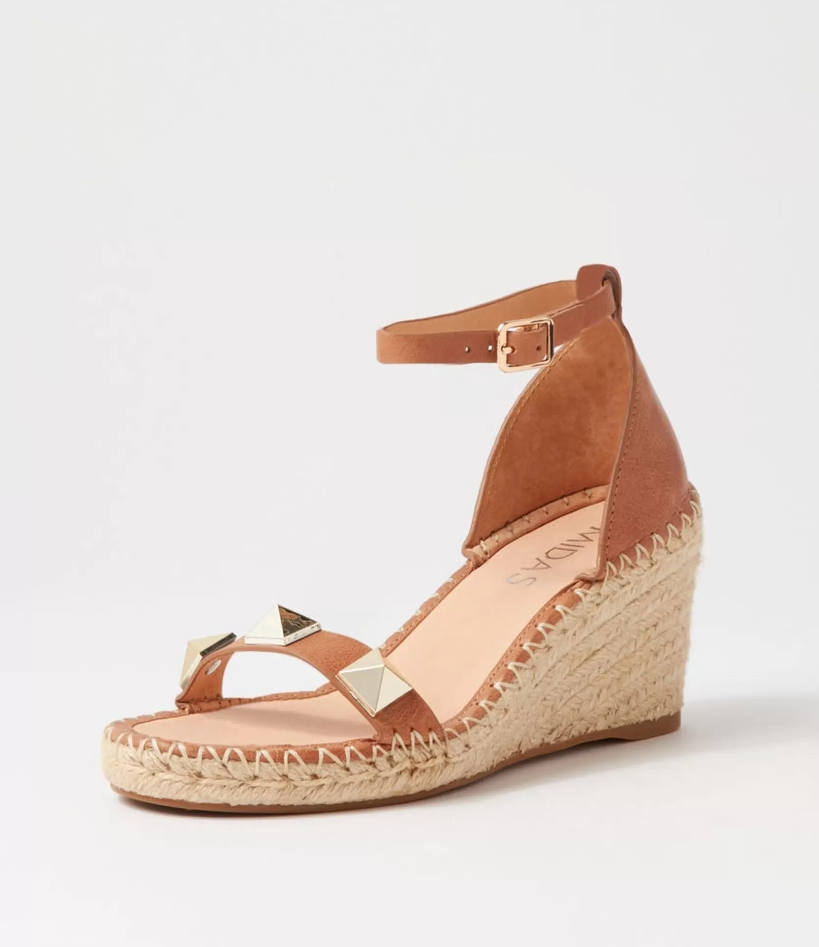 Clearance Gillies Tan Leather Wedges Women Wedges