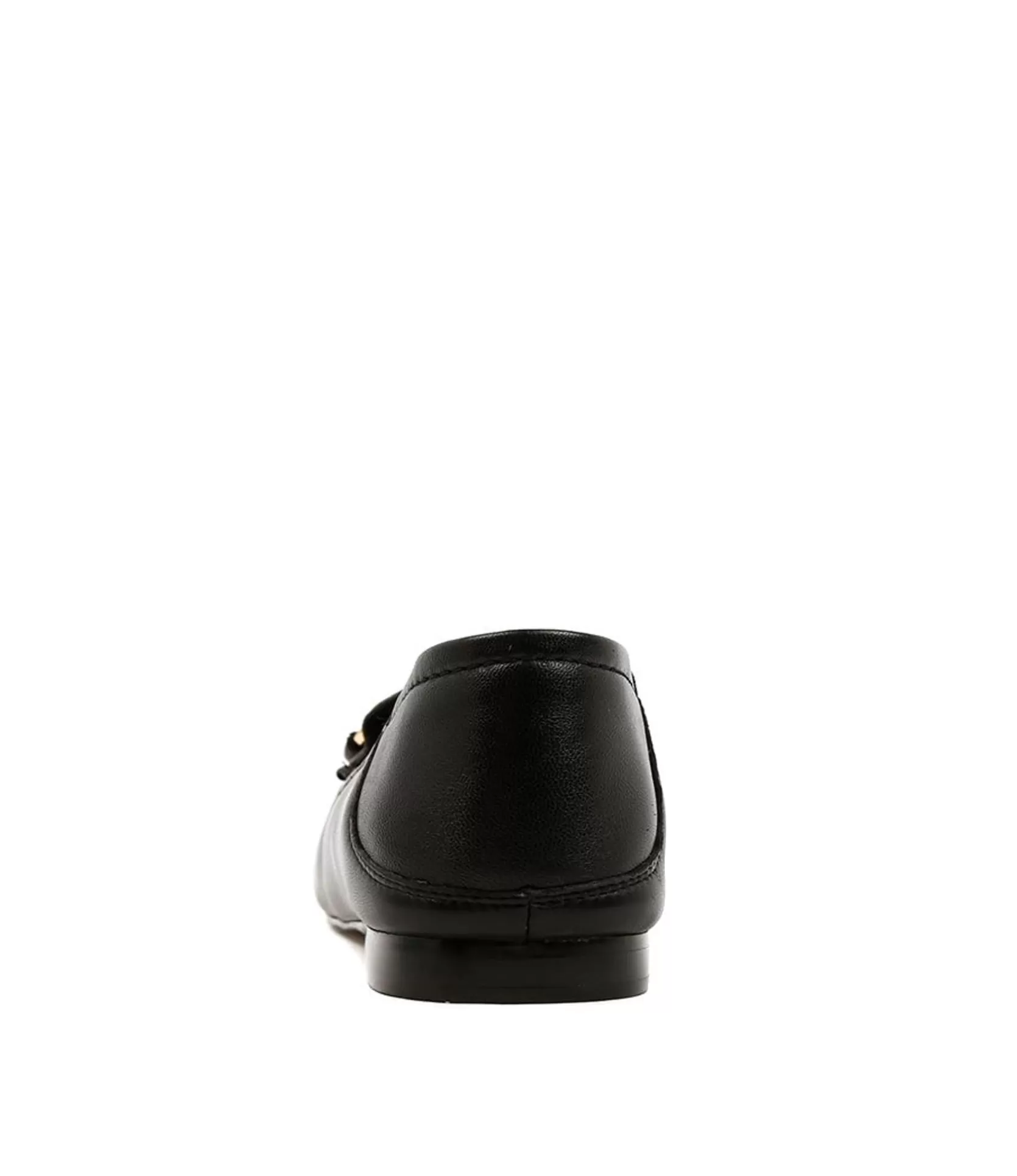 Discount Ginnas Black Leather Women Loafers