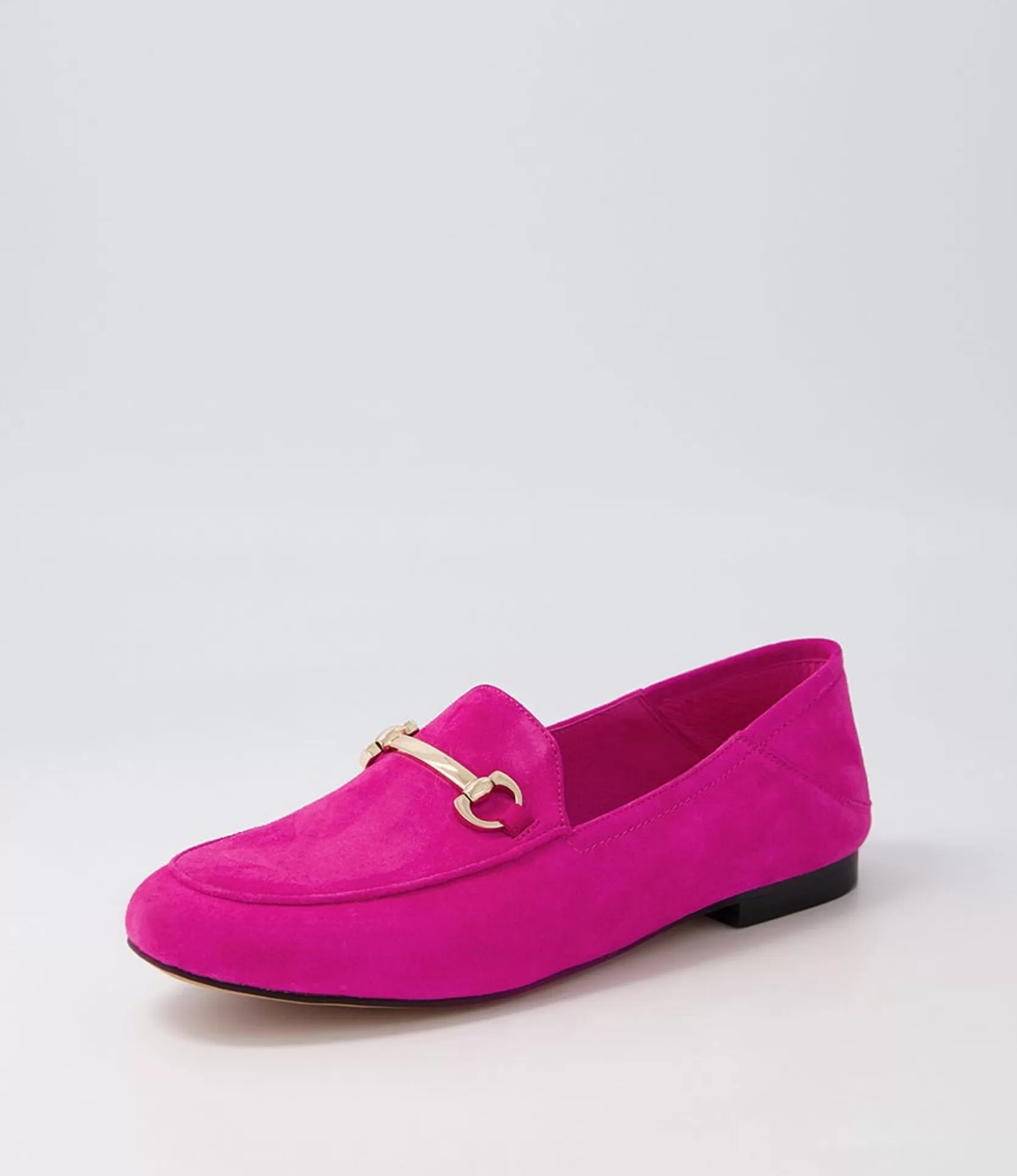 Best Sale Ginnas Fuchsia Suede Loafers Women Loafers