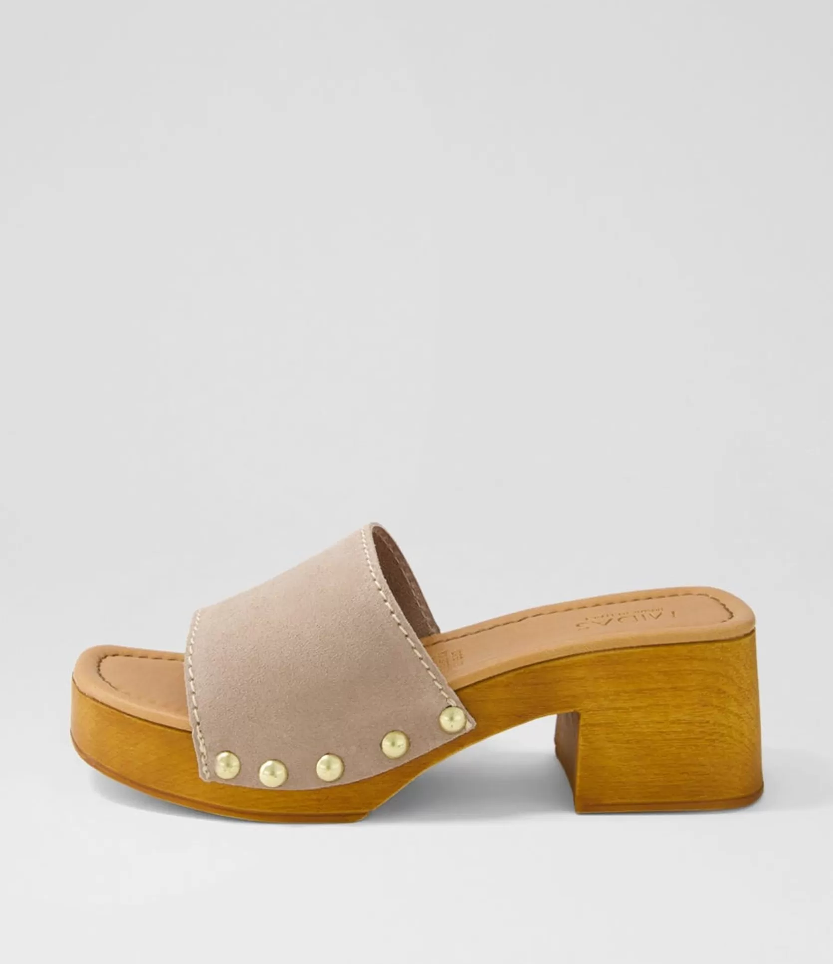 Best Sale Gladd Taupe Suede Sandals Women Heels