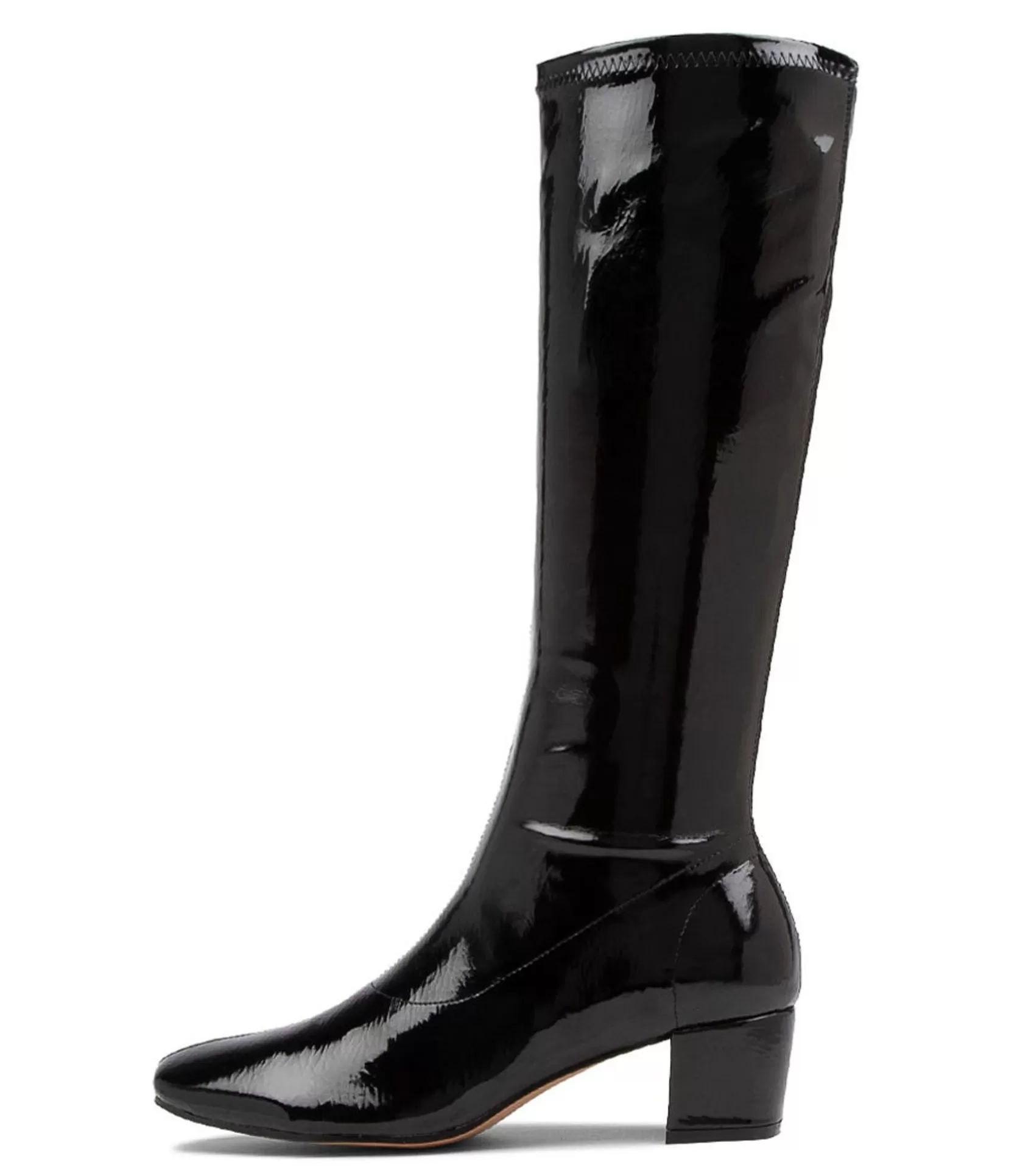 Best Hailee Black Patent Synthetic Knee High Boots Women Boots