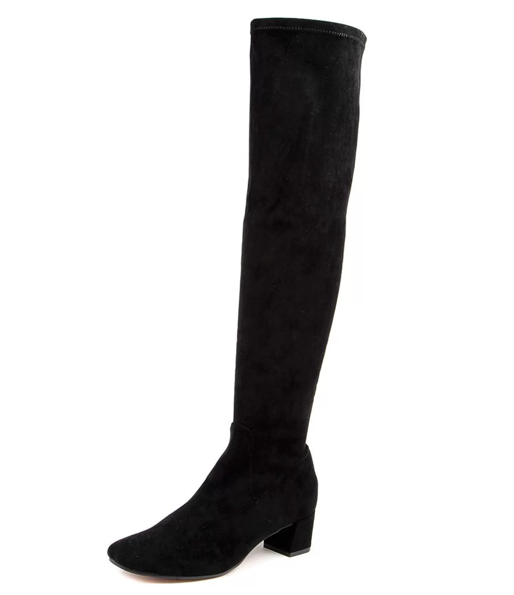Outlet Harpest Black Microsuede Women Boots