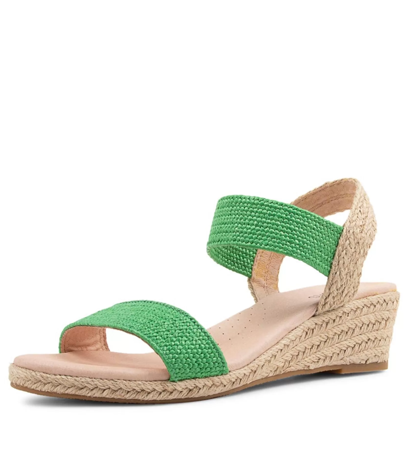 Sale Havana Jade Weave Elastic Espadrilles Women Wedges