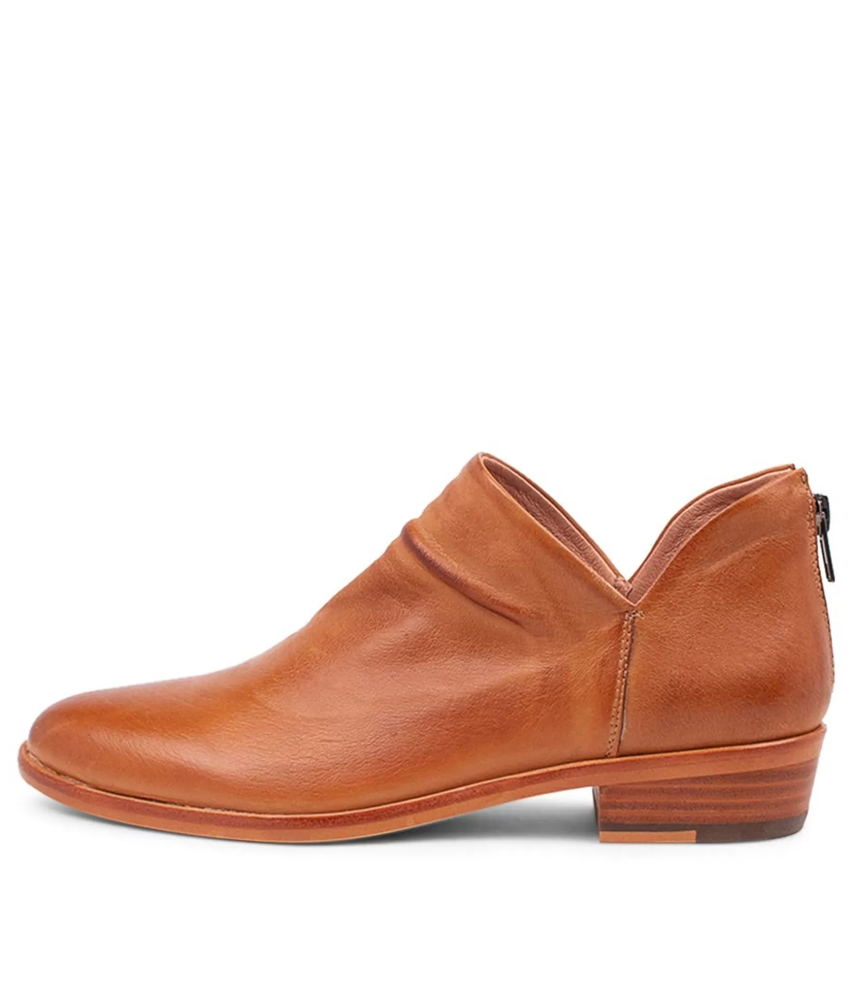 Best Sale Ida Tan Leather Flat Shoes Women Flats