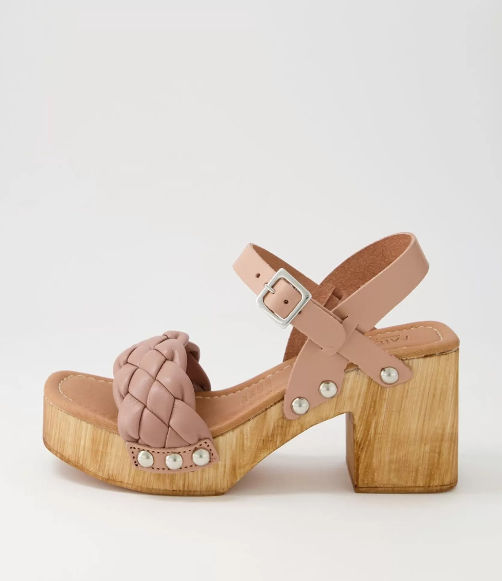 Shop Irysy Nude Leather Sandals Women Heels
