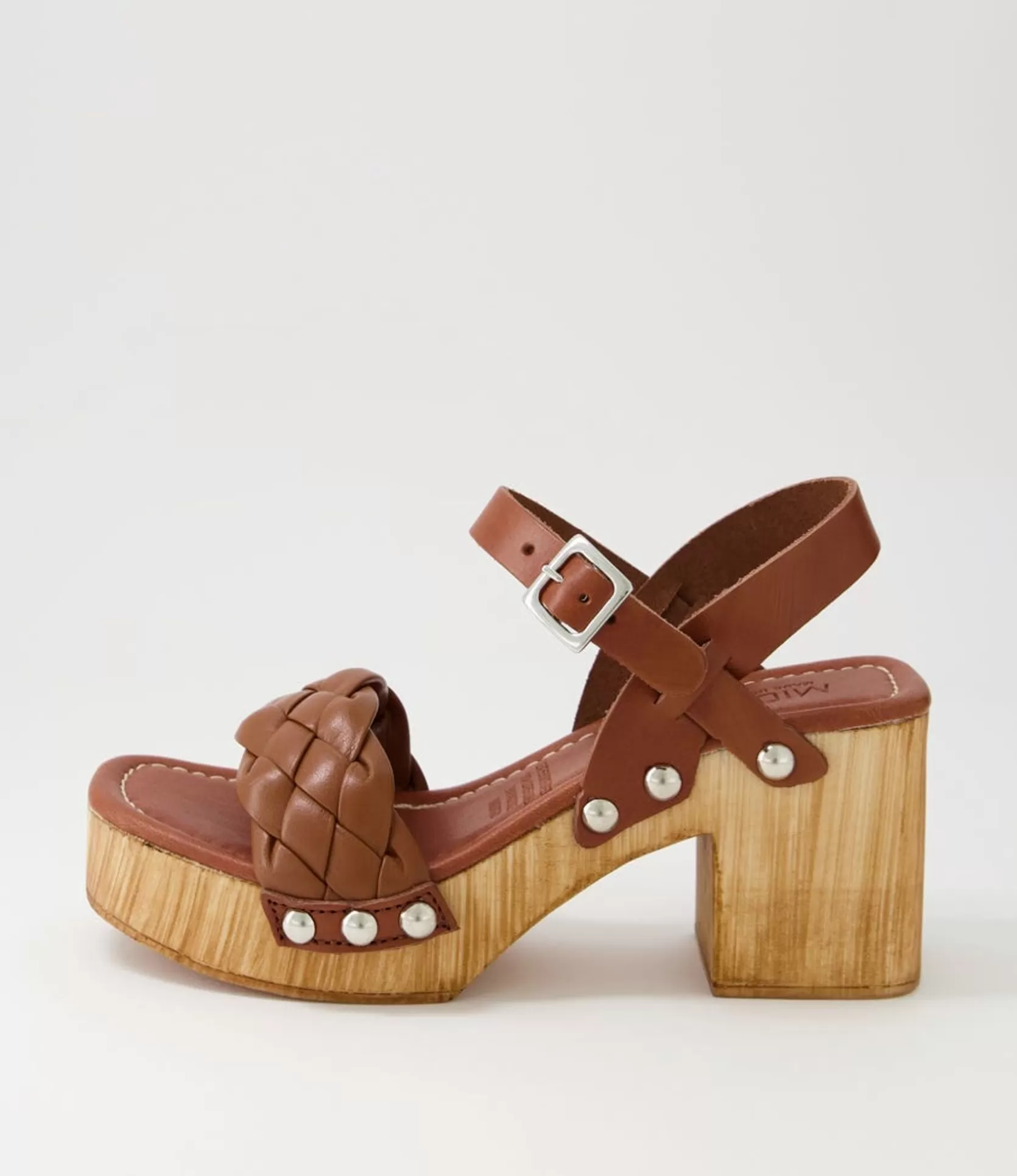 Cheap Irysy Tan Leather Sandals Women Heels