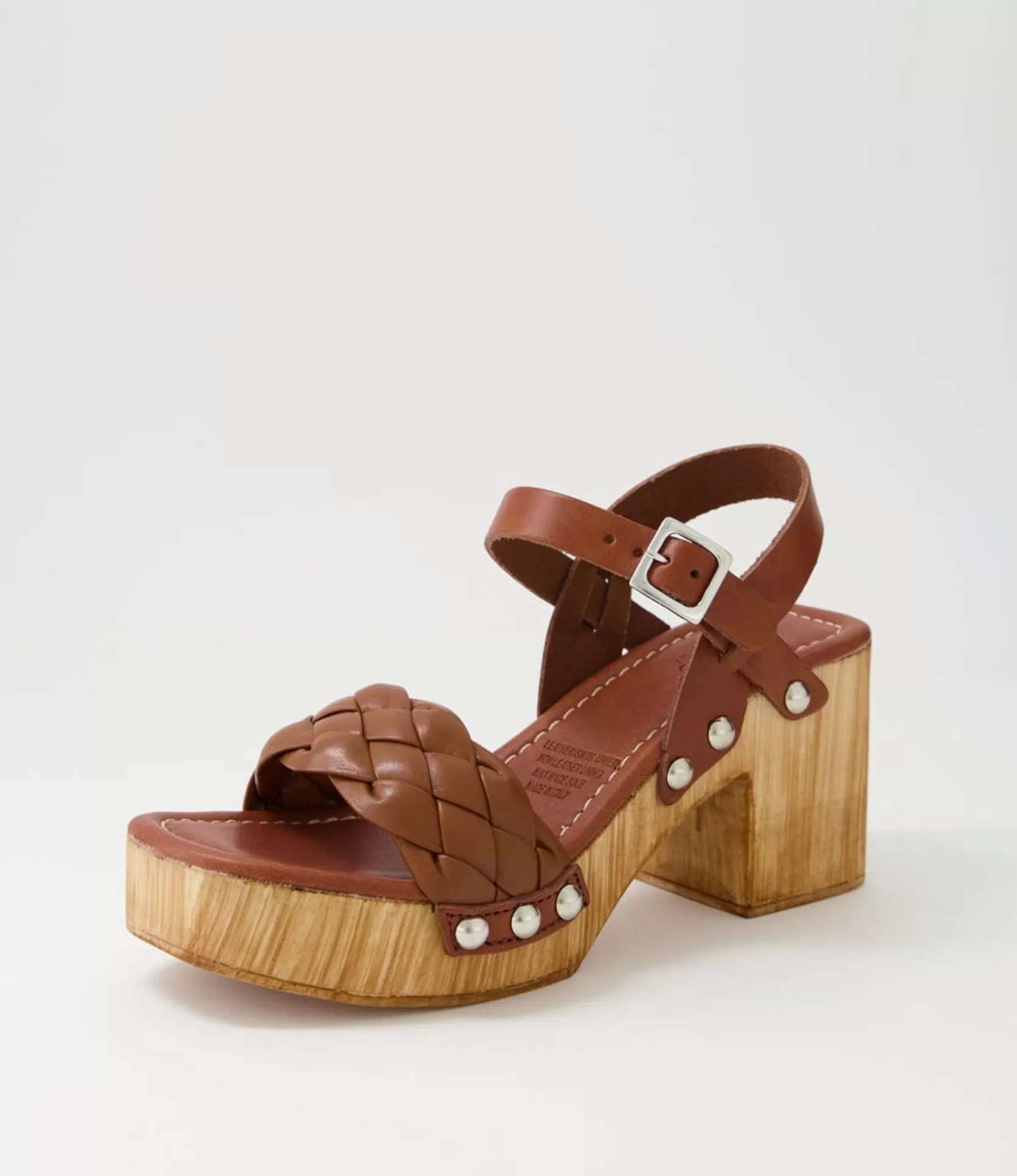 Cheap Irysy Tan Leather Sandals Women Heels