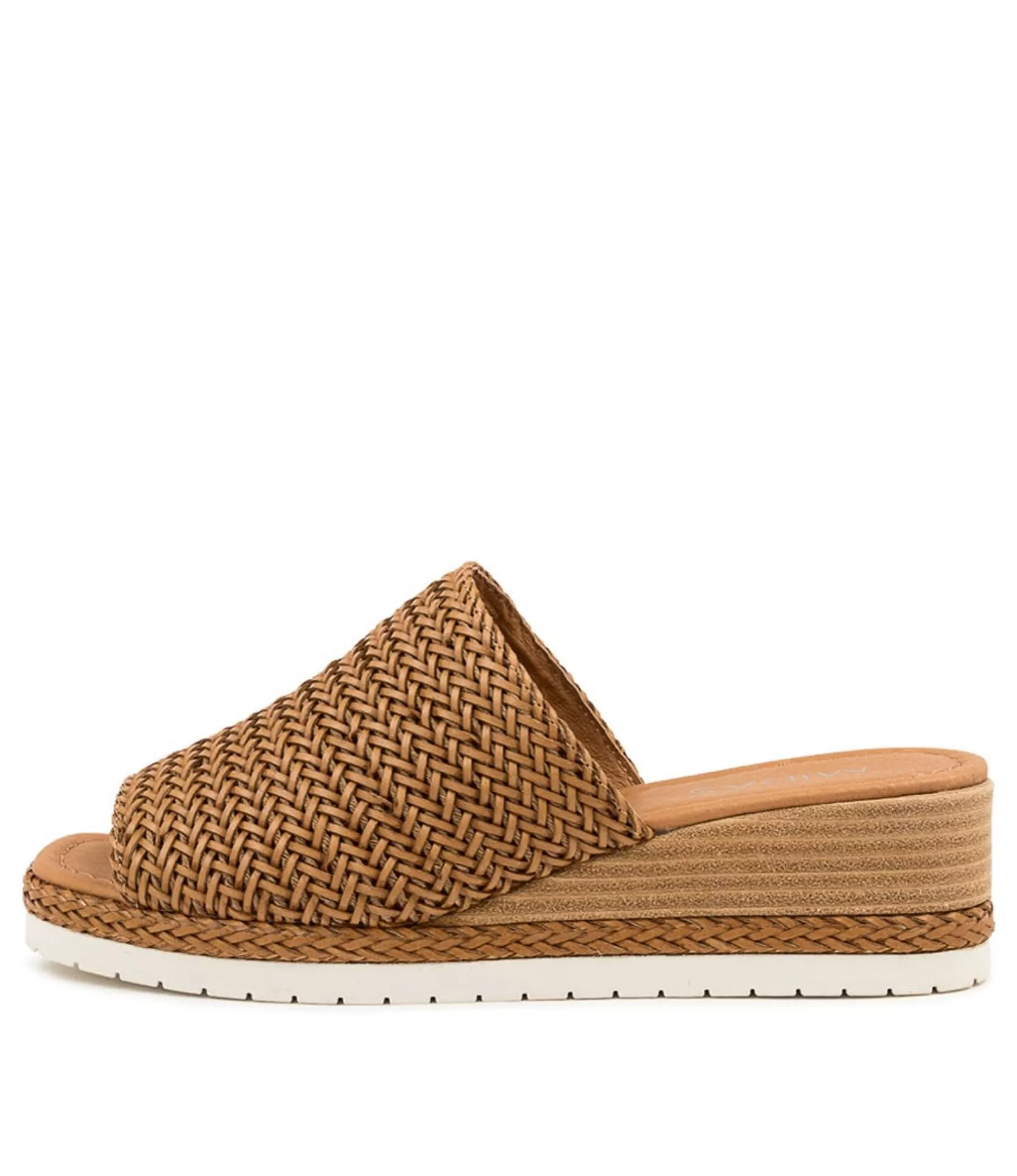 Discount Isha Tan Leather Women Wedges