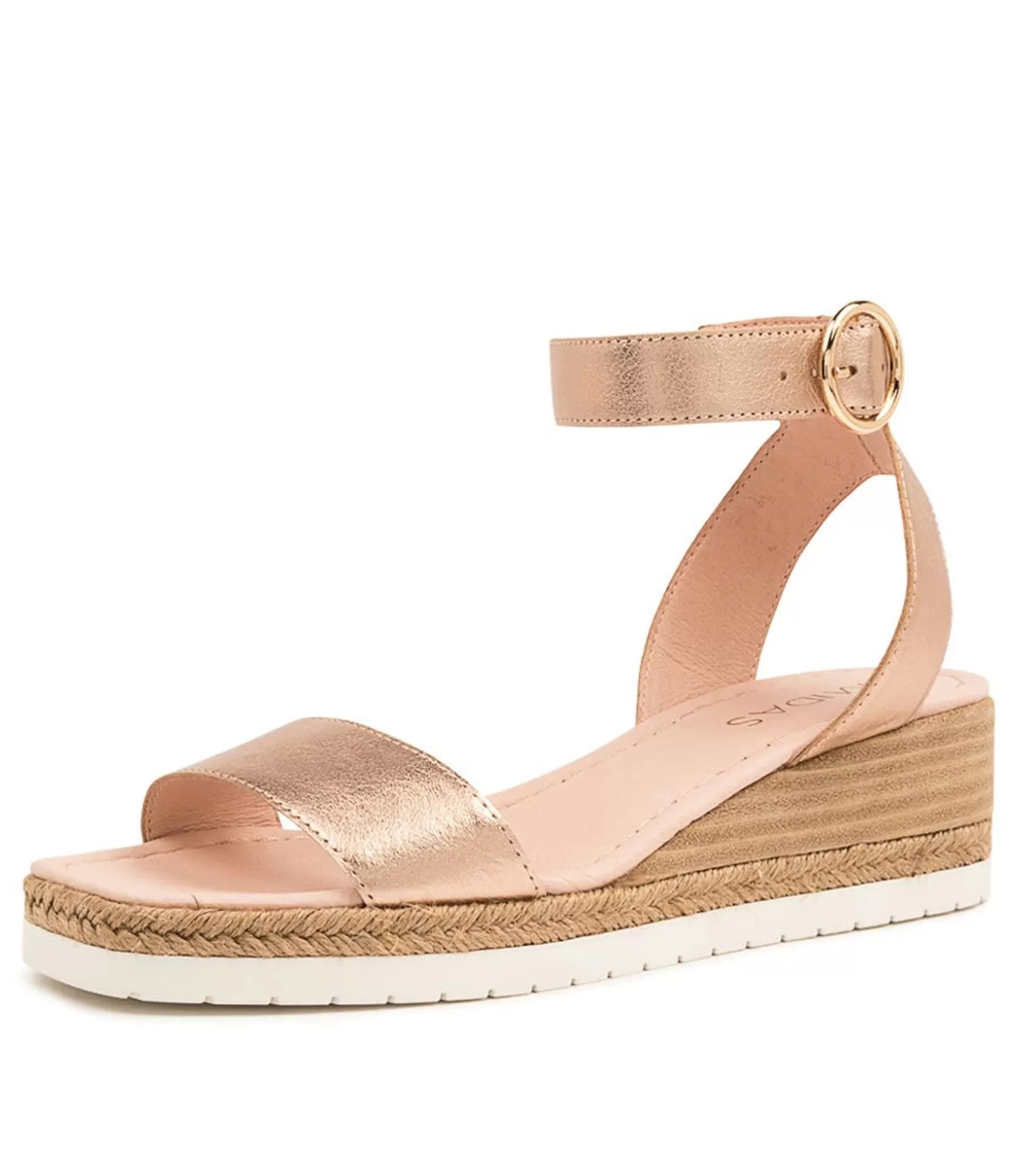 Best Ivana Pale Rose Gold Women Wedges