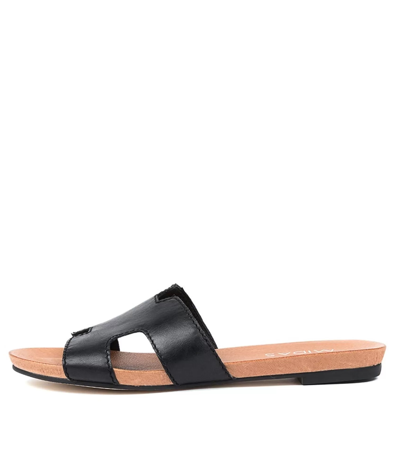 Best Sale Jevon Black Leather Women Flats