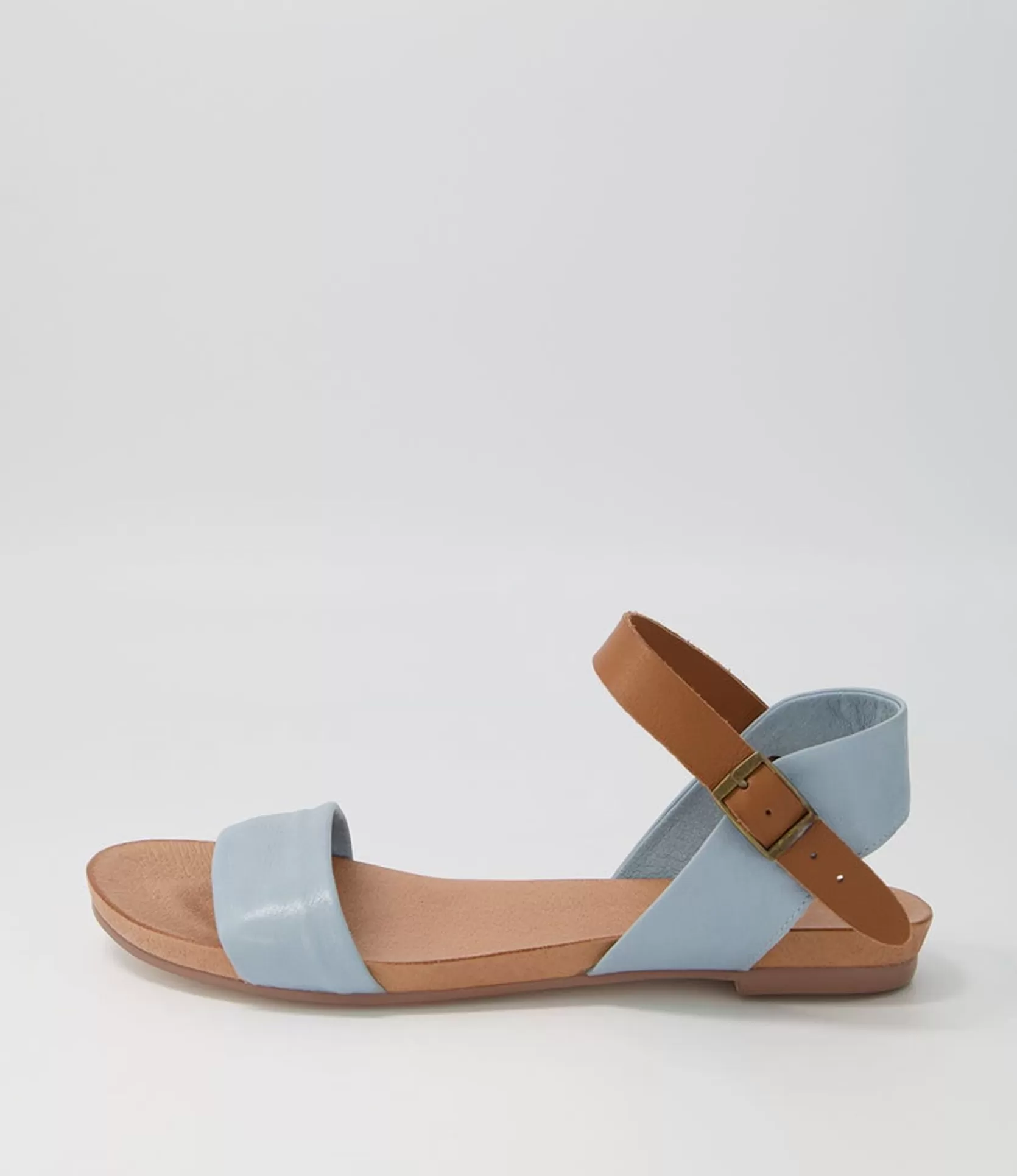 Best Sale Jimbara Denim Tan Leather Sandals Women Flats