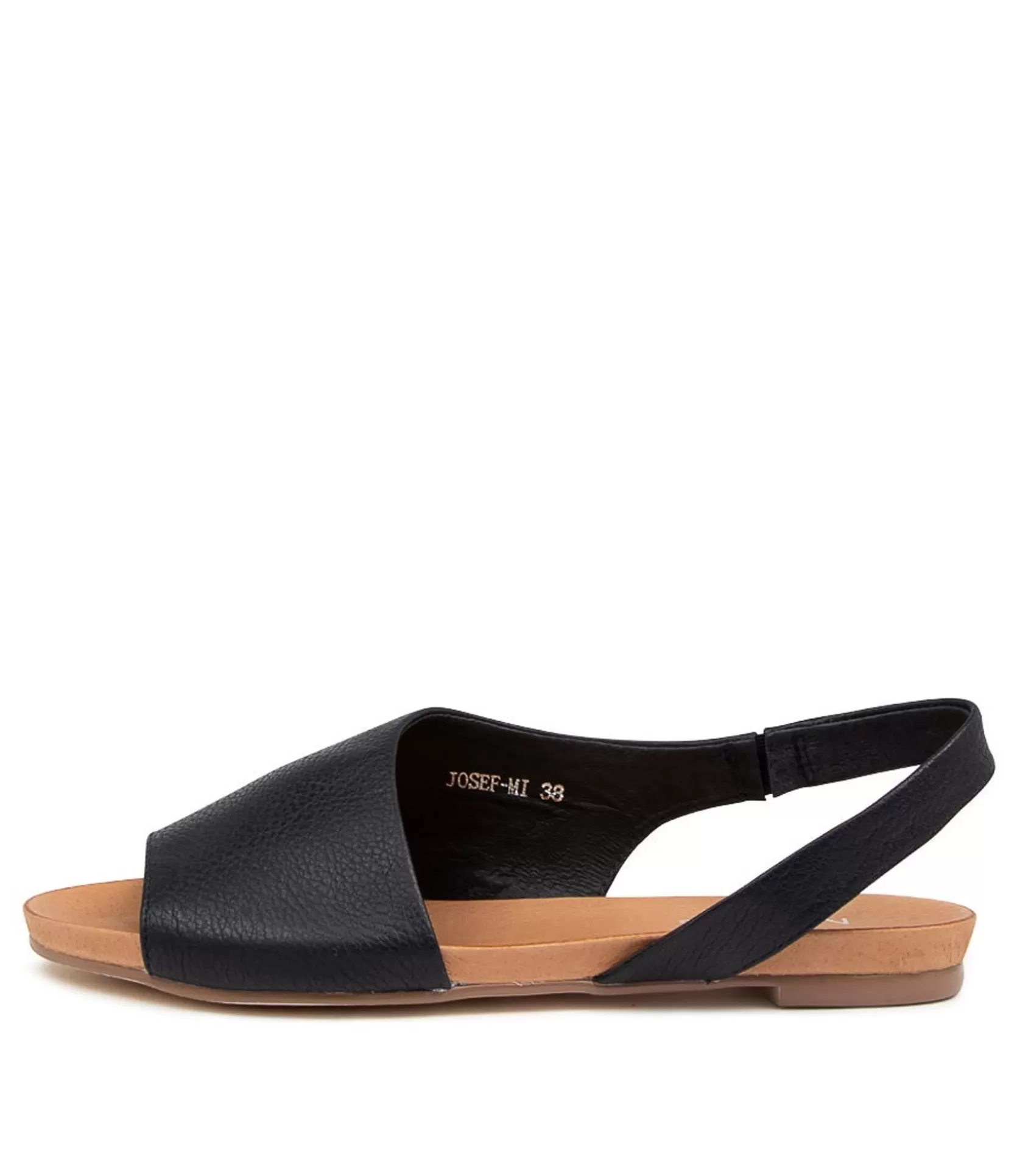 Best Sale Josef Navy Leather Women Flats