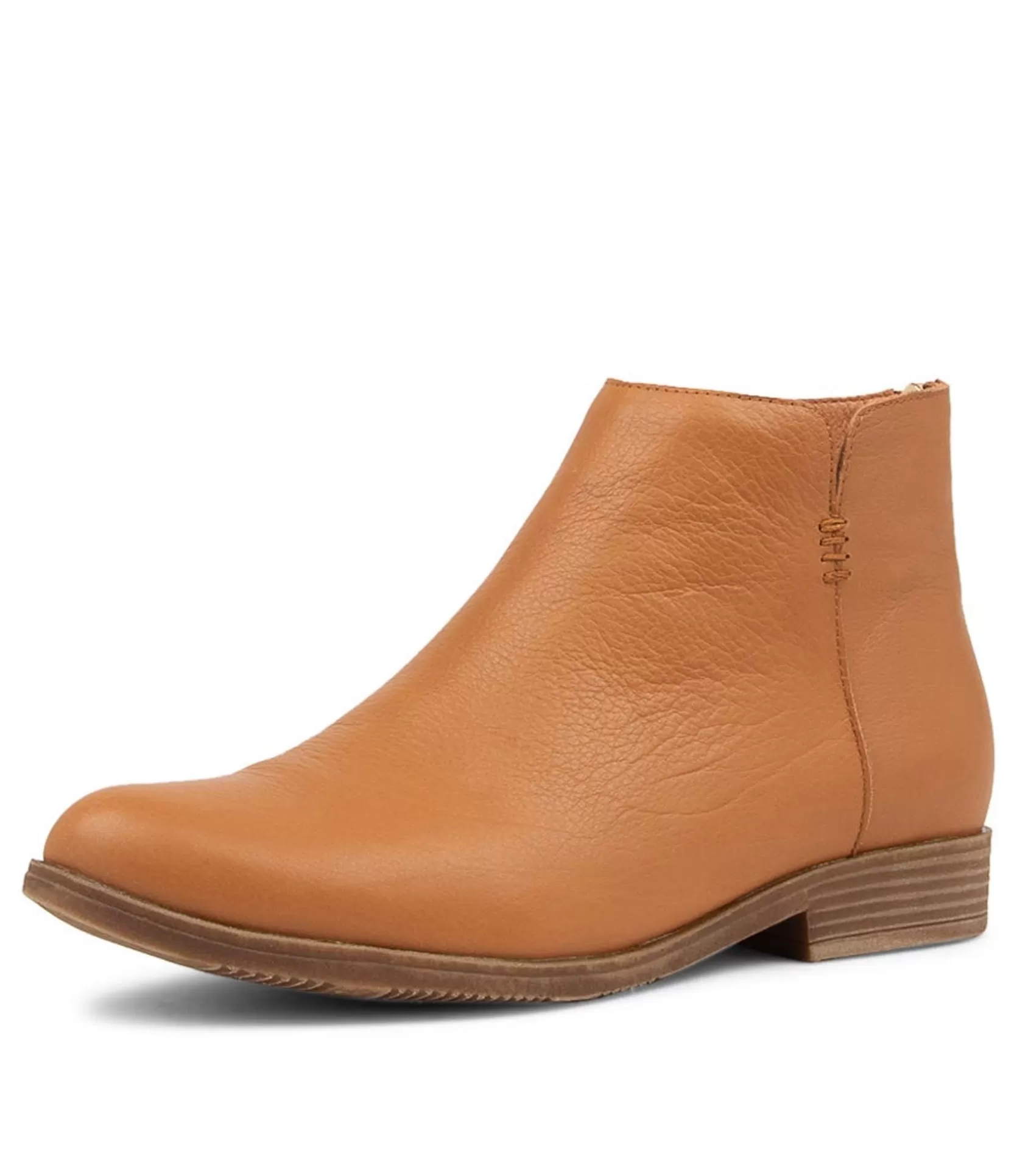Best Sale Kippy Dark Tan Leather Ankle Boots Women Ankle Boots