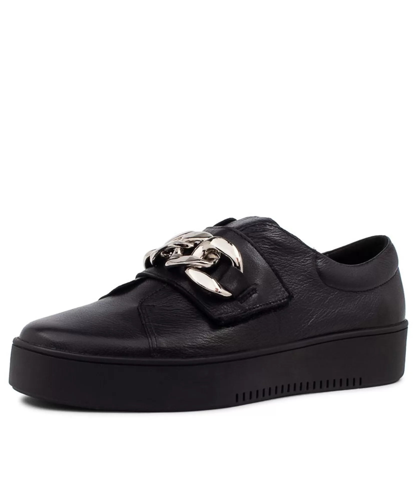 Best Sale Laia Black Leather Sneakers Bs Women Sneakers