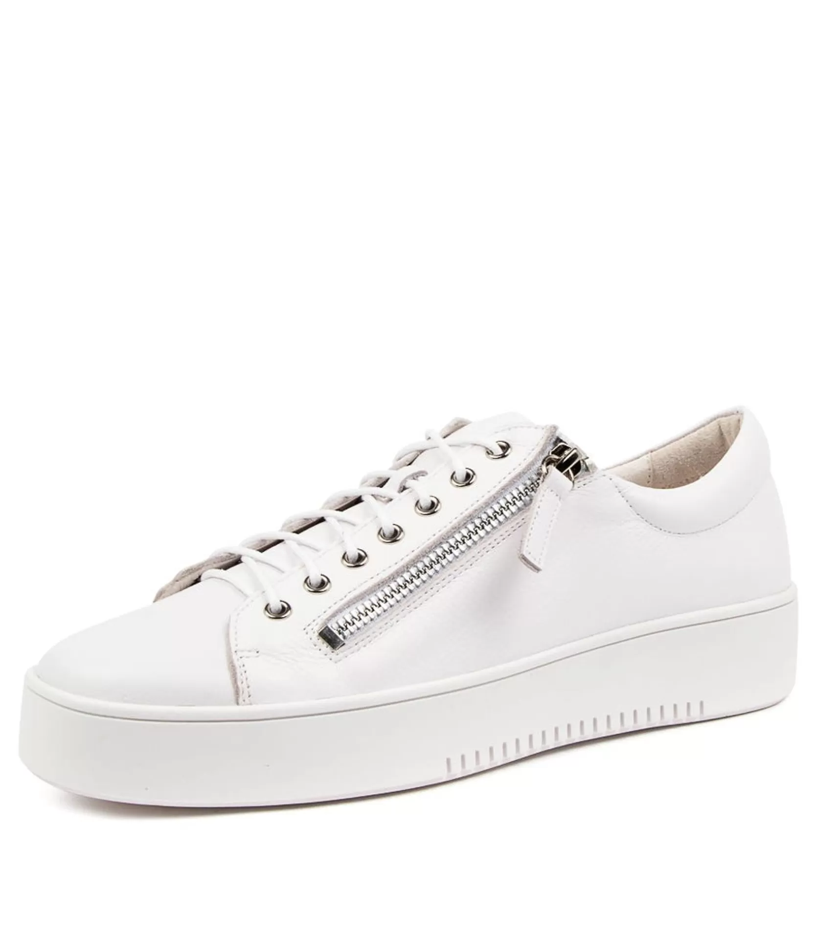 Best Sale Laiken White Leather Women Sneakers