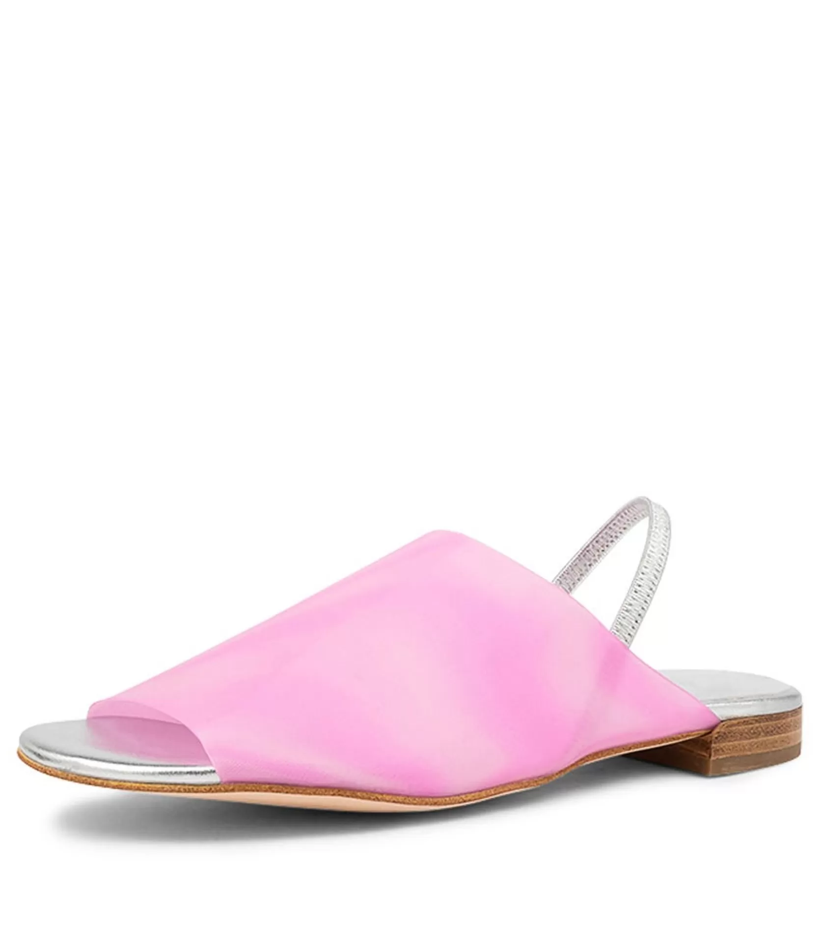Shop Lash Mi Candy Mix Silver Vinylite Leather Women Flats