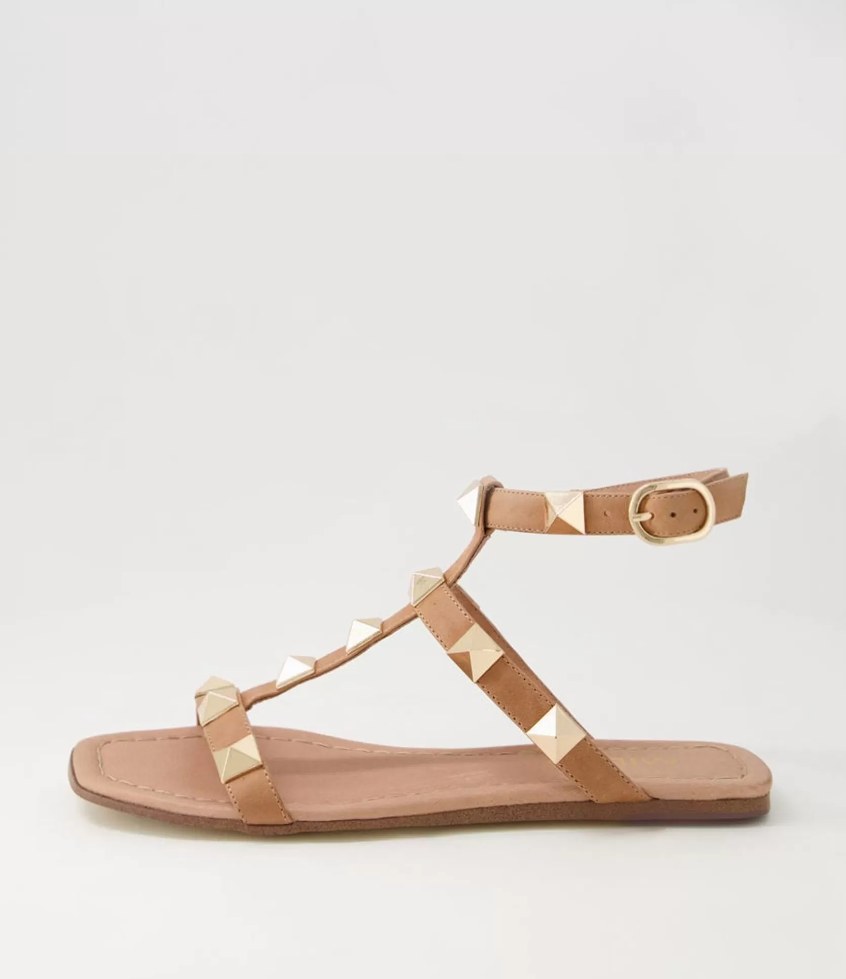 Best Sale Lavan Tan Leather Sandals Women Flats