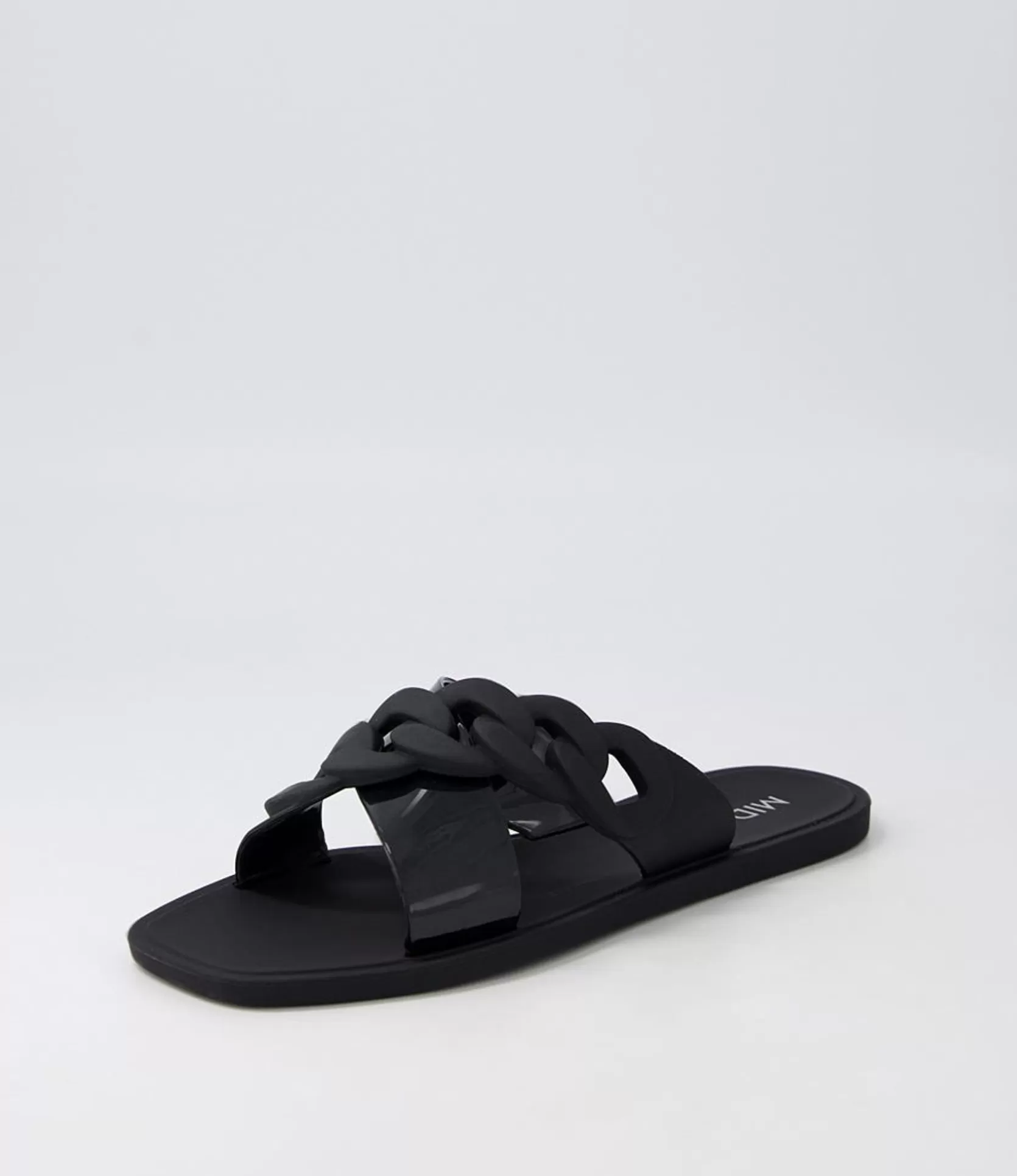 Best Leela Black Jelly Slides Women Flats