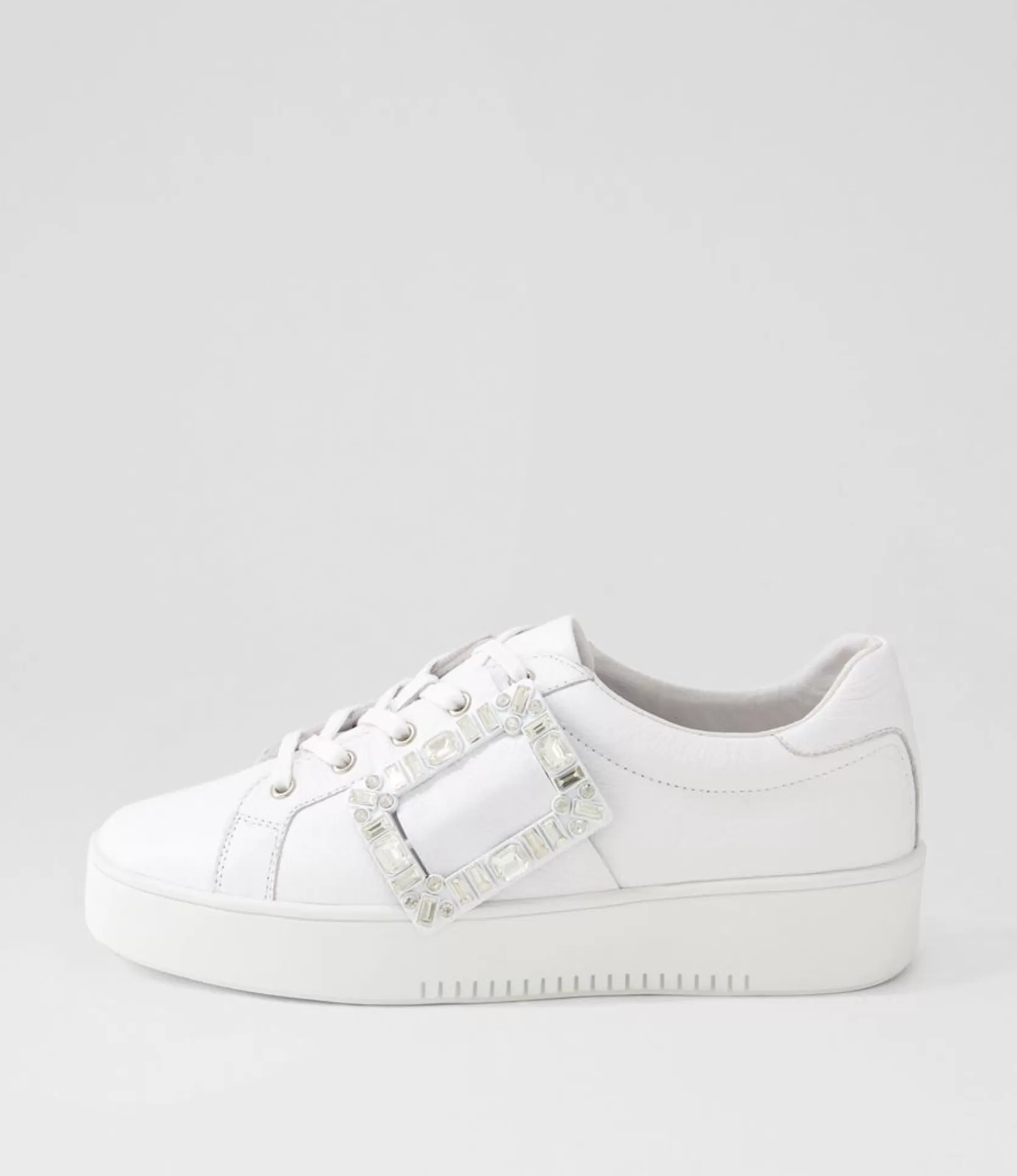 Best Loredana White Leather Sneakers Women Sneakers