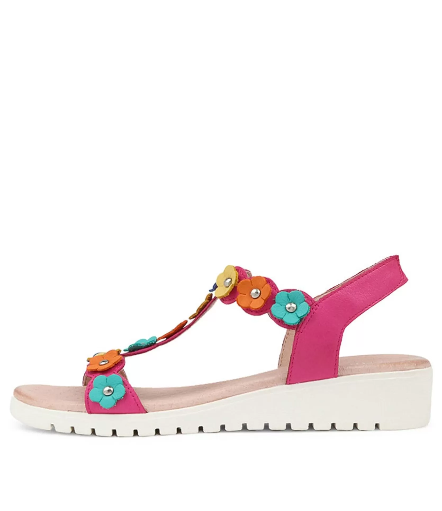 Clearance Mabil Fuchsia Multi Sandals Women Sandals