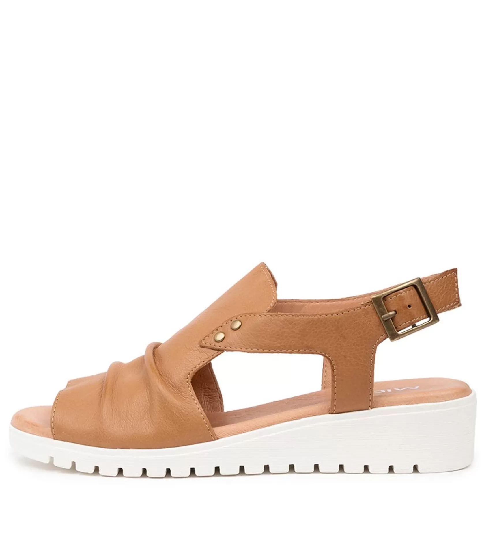 Best Sale Madz Tan Leather Women Flats
