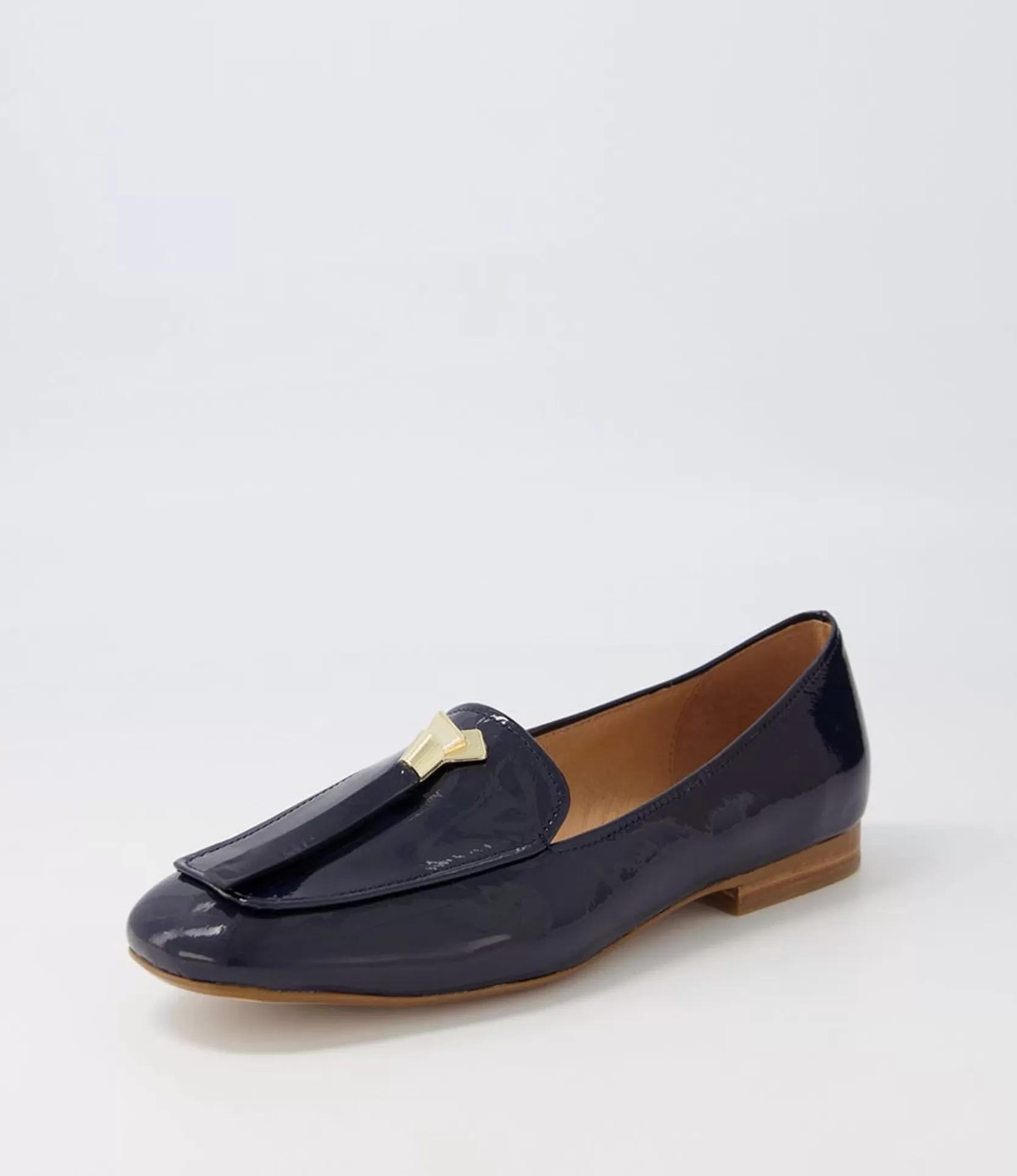 Online Marcell Navy Patent Leather Loafers Women Loafers