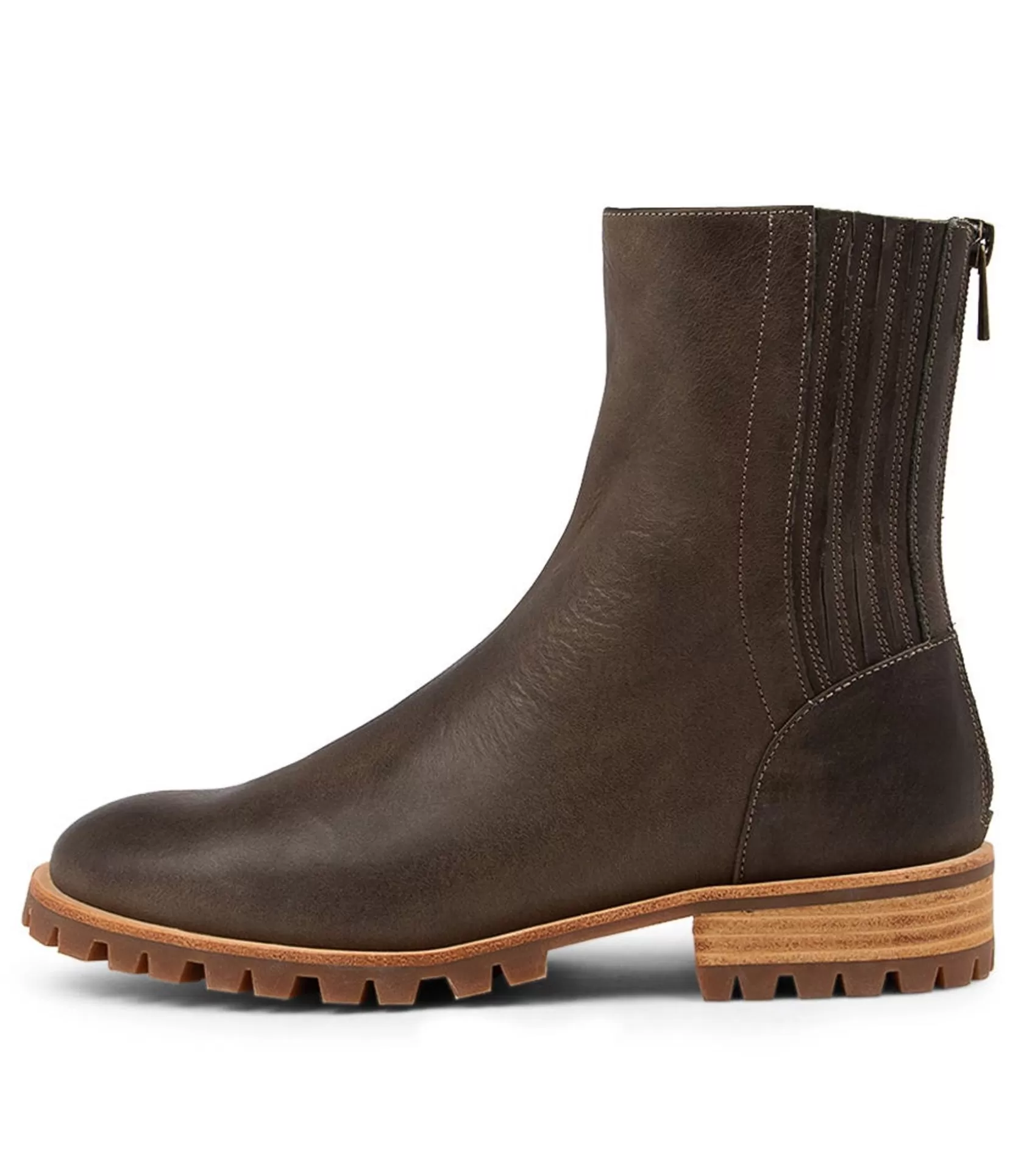 Best Sale Marten Choc Leather Ankle Boots Women Ankle Boots
