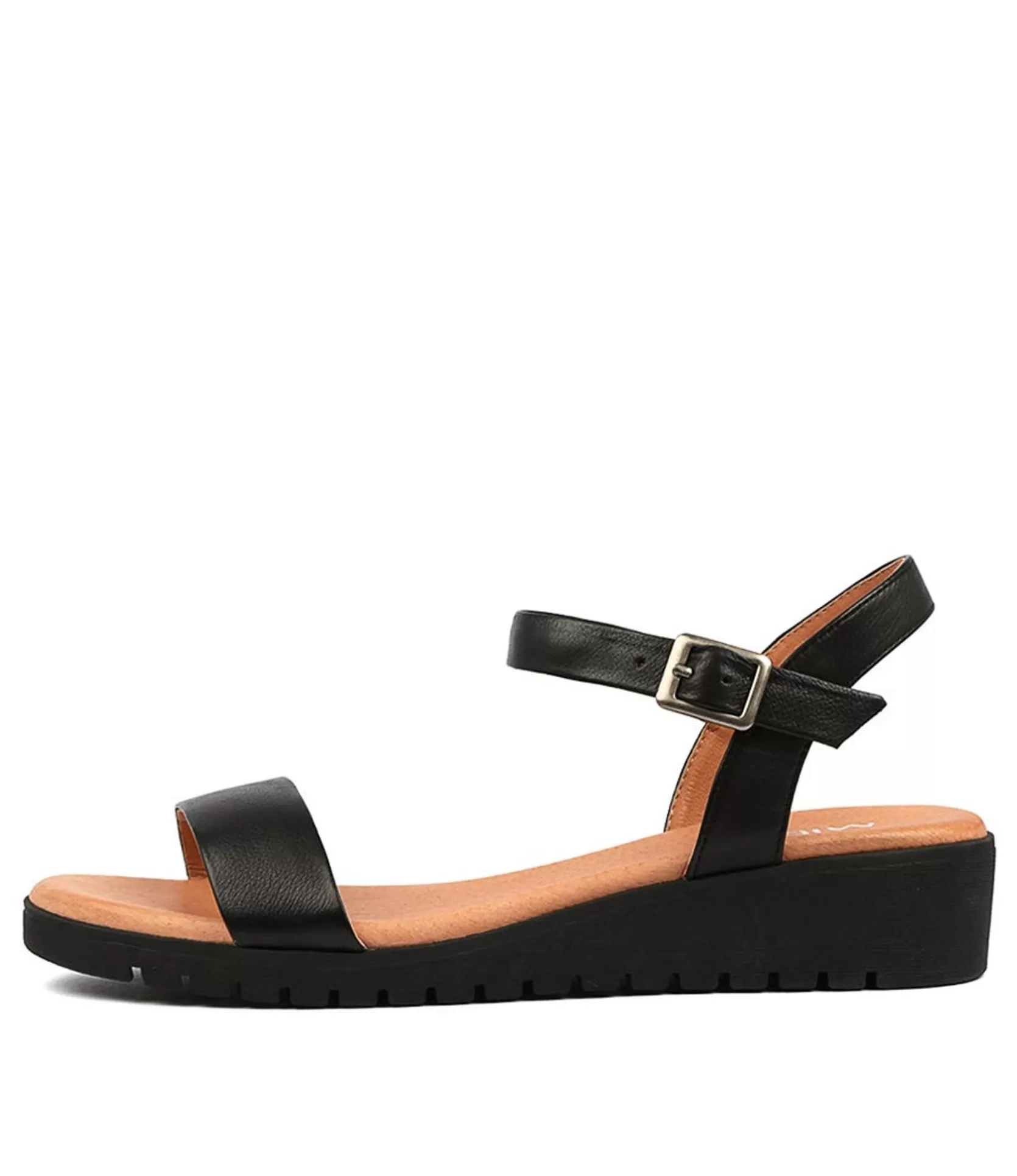 Outlet Maryanne Black Leather Women Sandals
