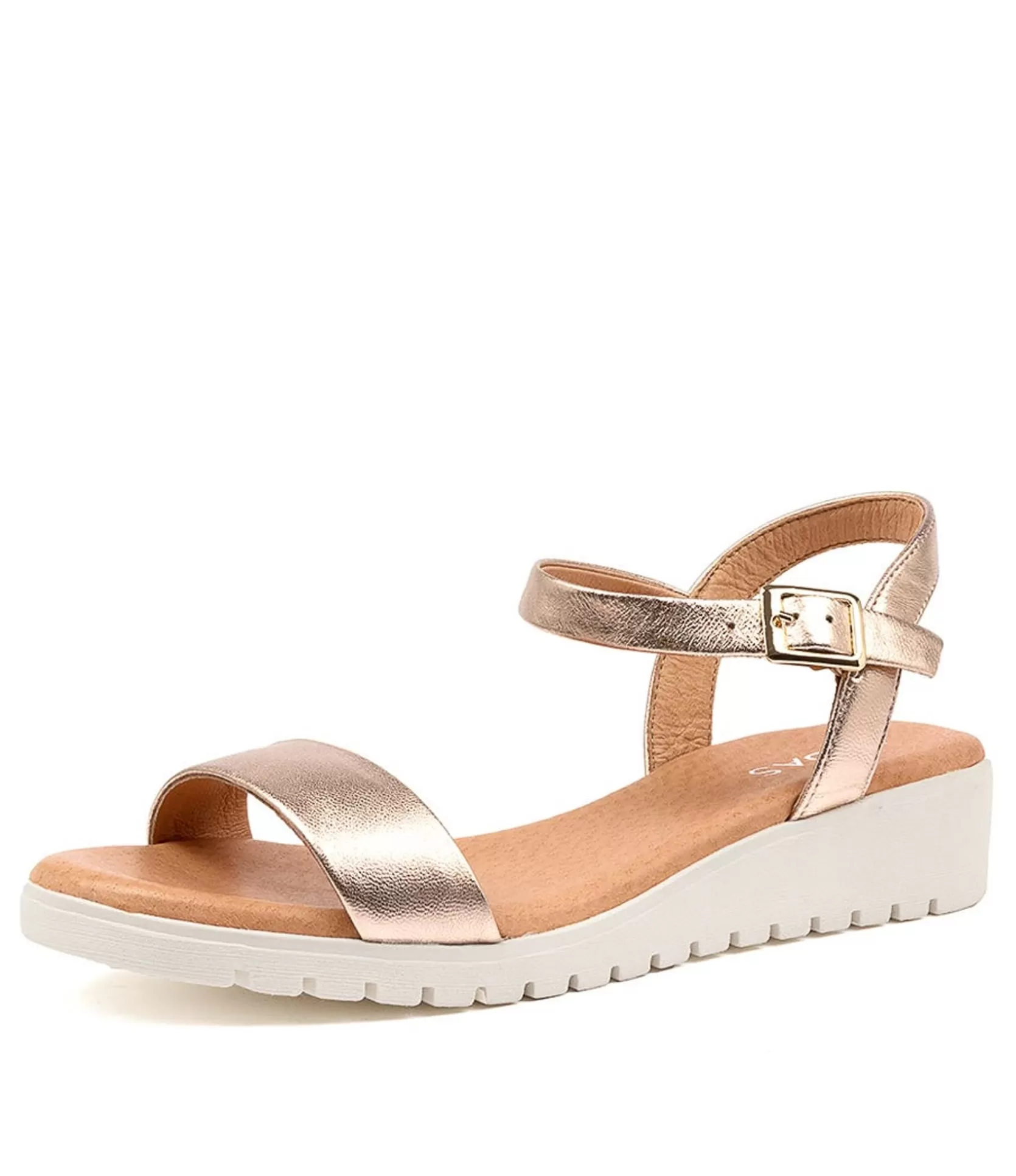 Online Maryanne Rose Gold Lea Women Sandals